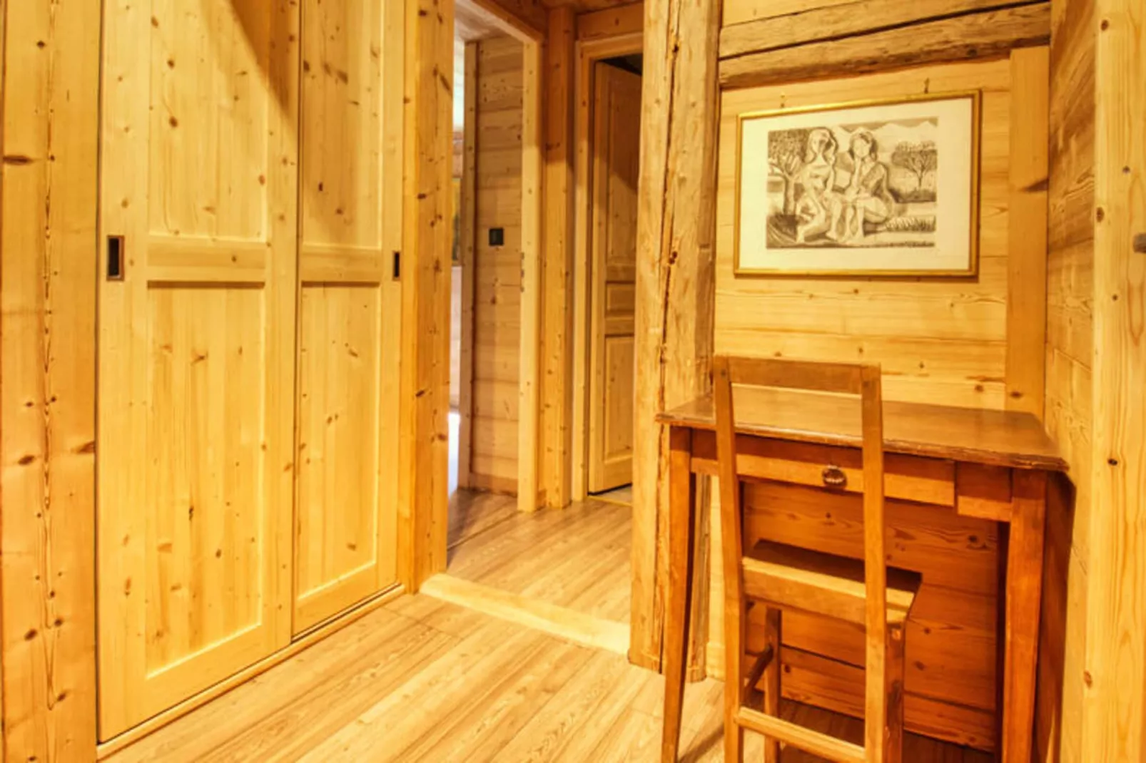 Chalet Poya-Overloop