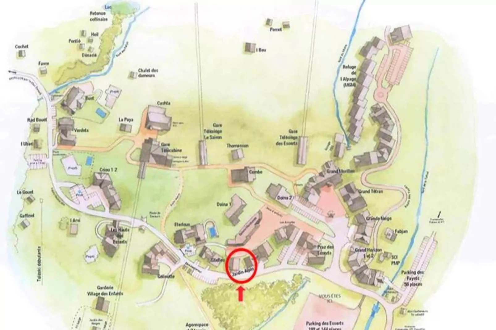 Résidence Jardin Alpin Bat B-Buitenkant zomer