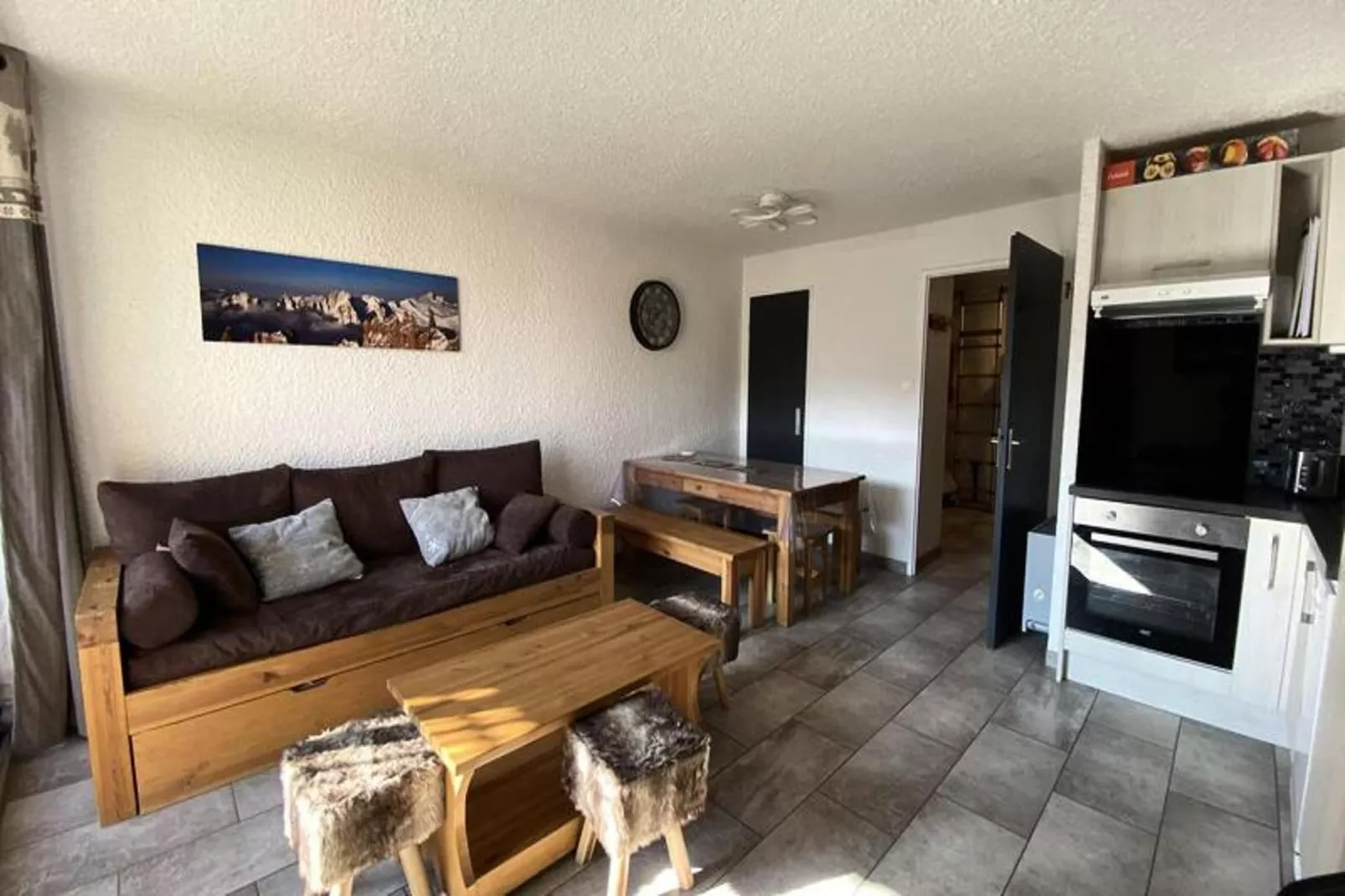 Résidence Vallee Blanche-Woonkamer