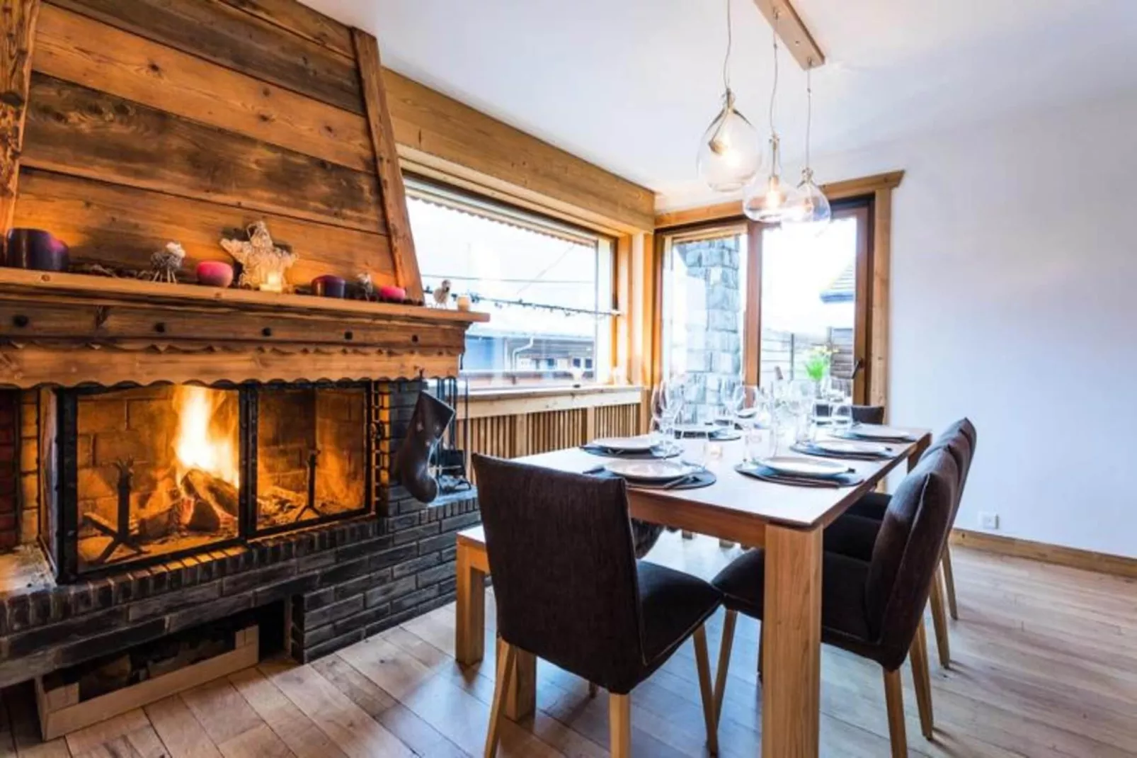 Chalet Le Blizzard-Eetkamer