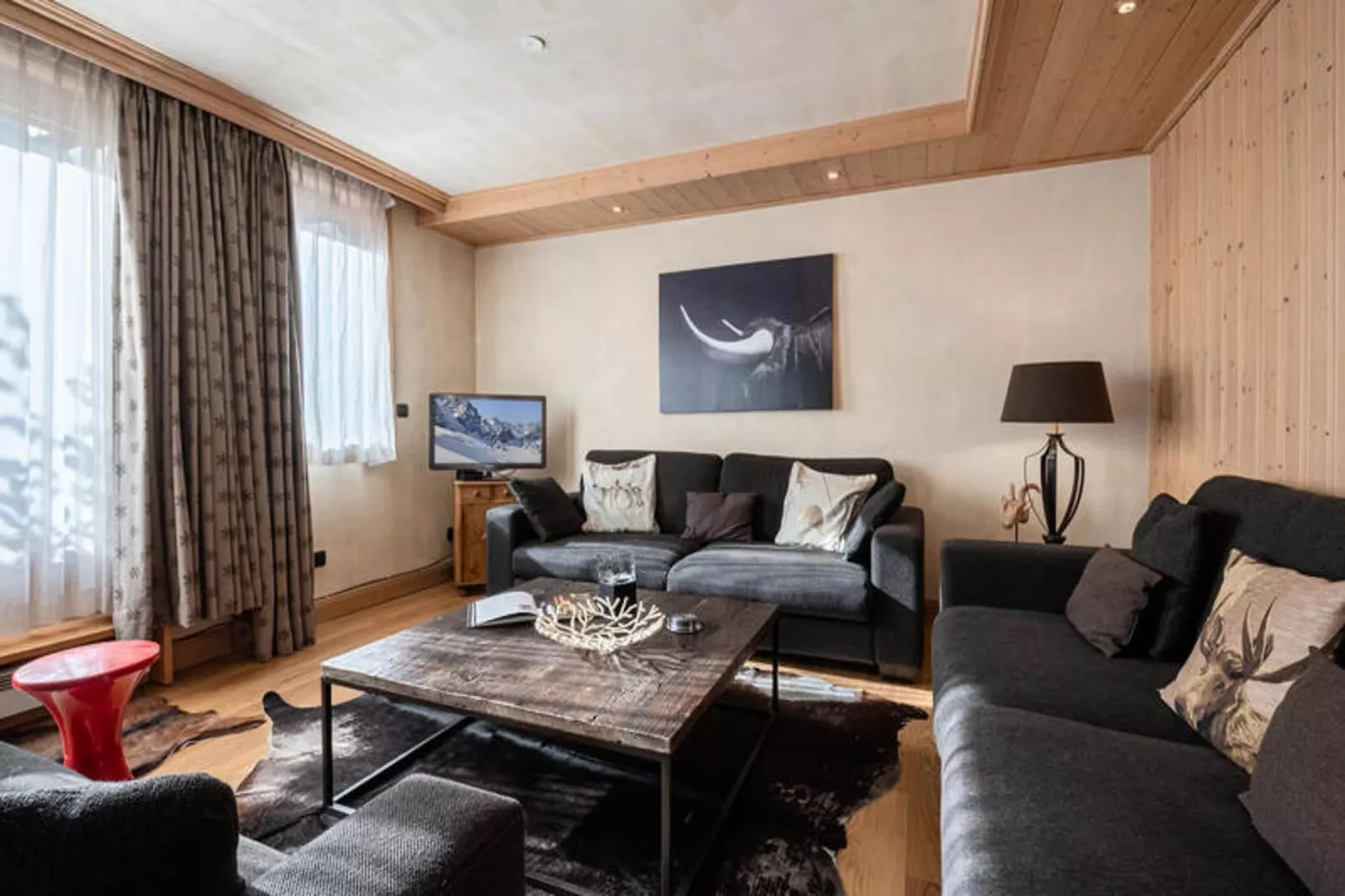 Chalets Du Savoy-Woonkamer