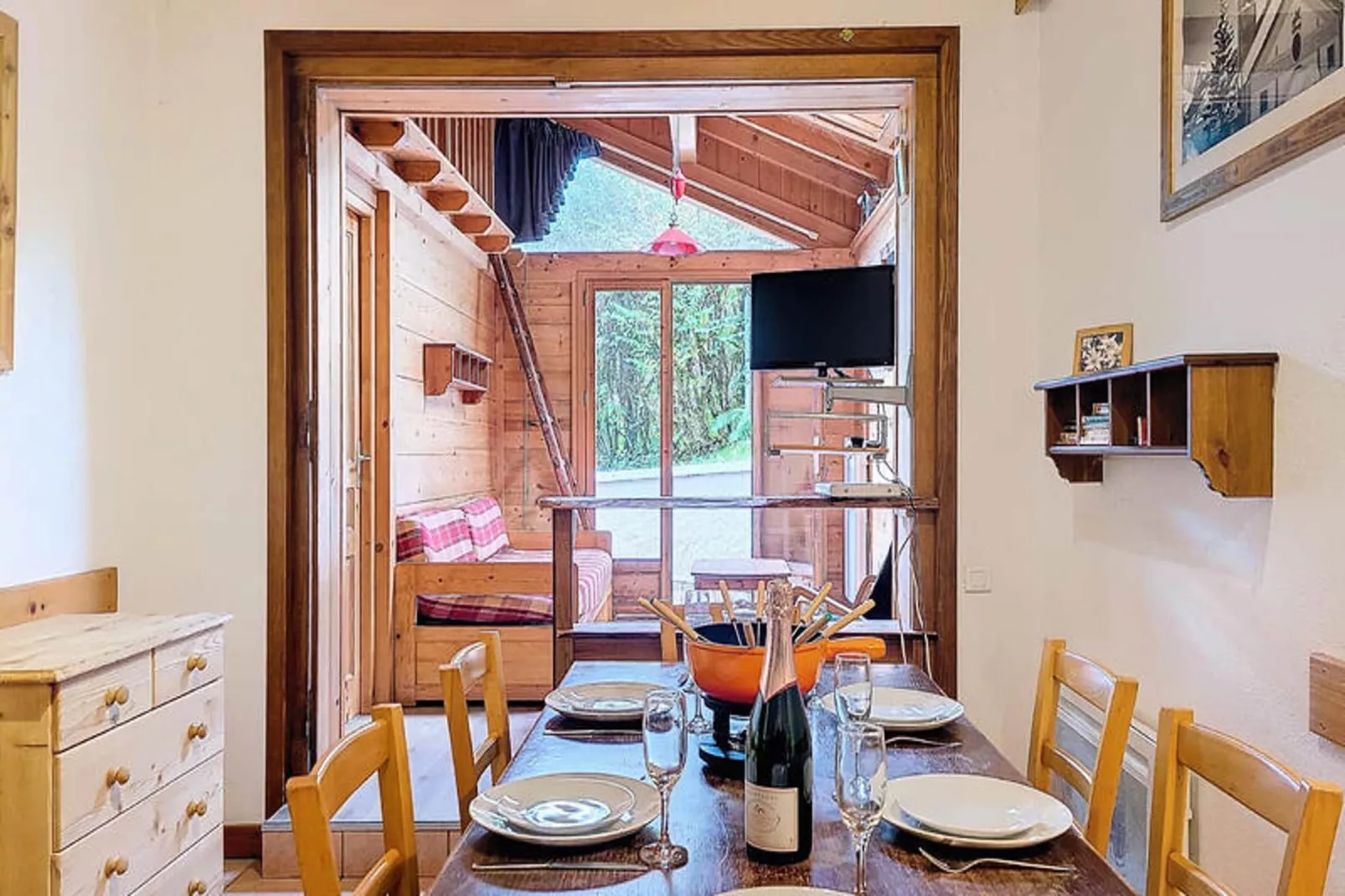 Appartements à Morzine-Eetkamer