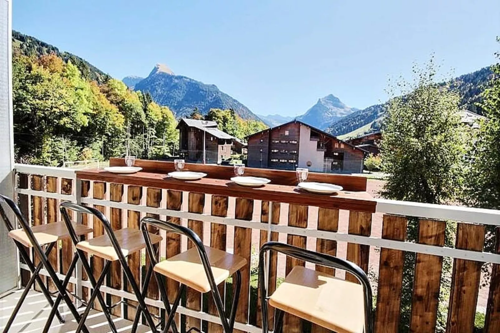 Appartements à Morzine-Terrasbalkon