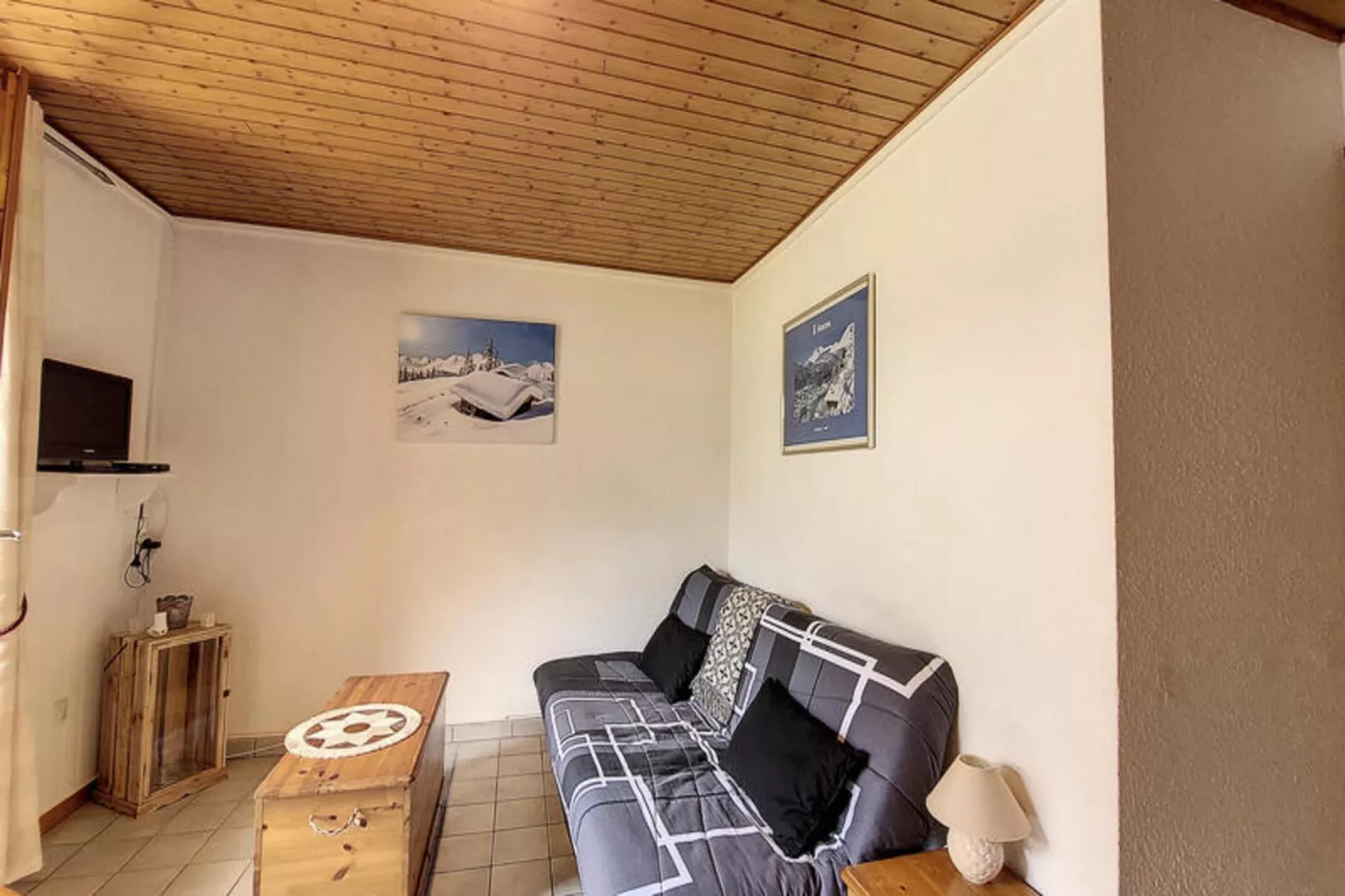 Appartements à Saint Jean d'Aulps-Woonkamer