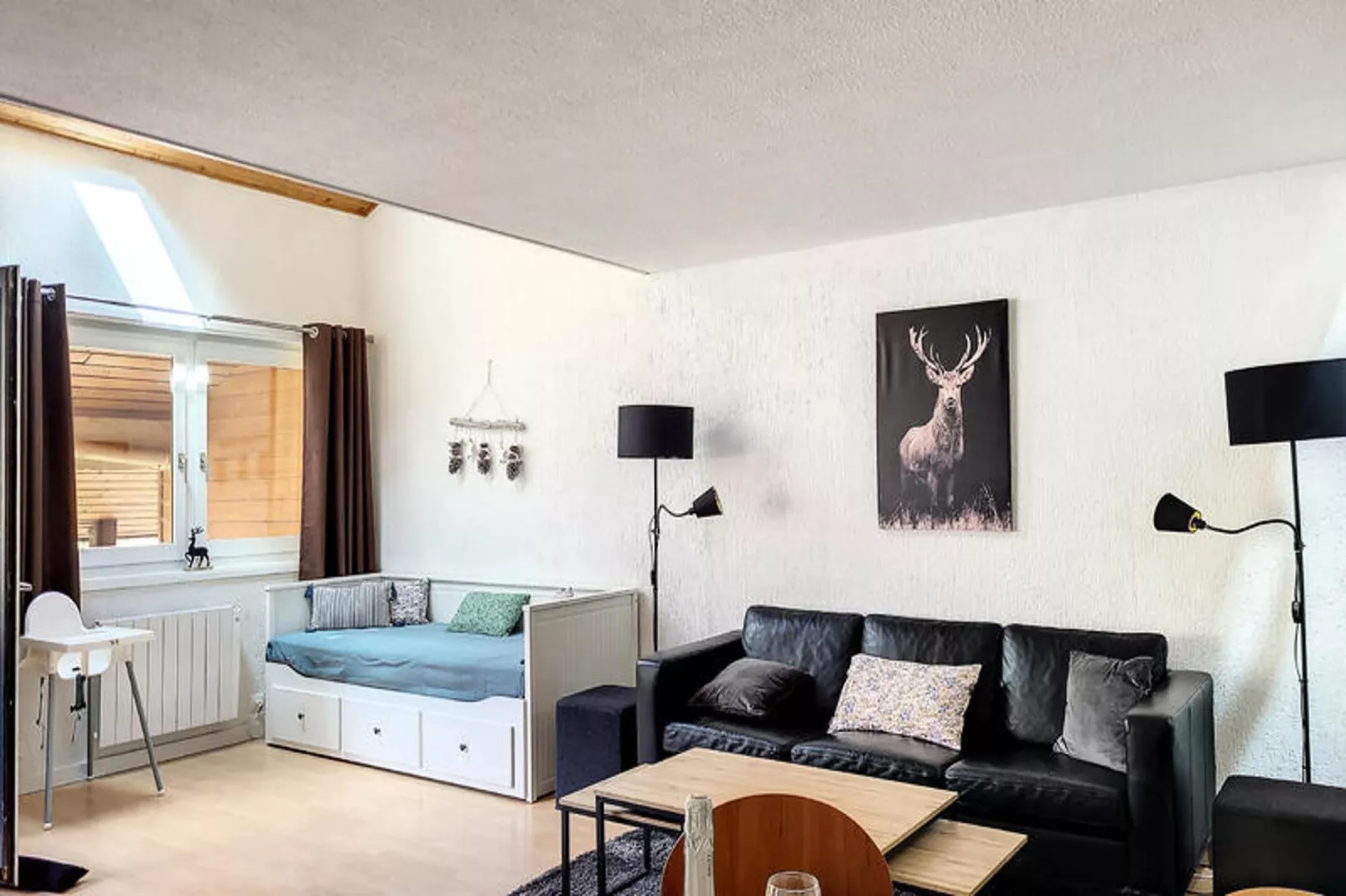 Appartements à Saint Jean d'Aulps-Woonkamer