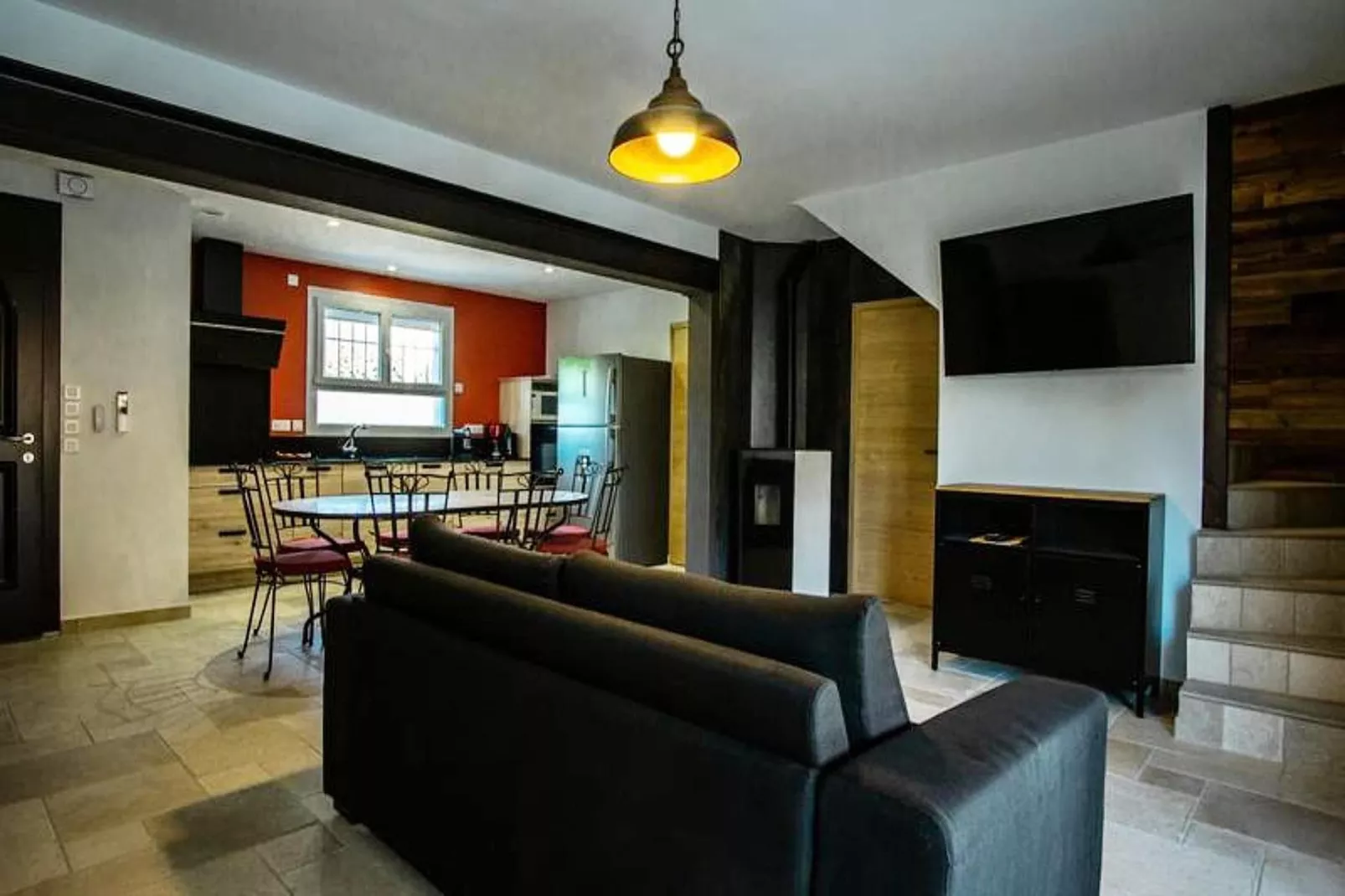 Le Cabanon De Christine-Woonkamer