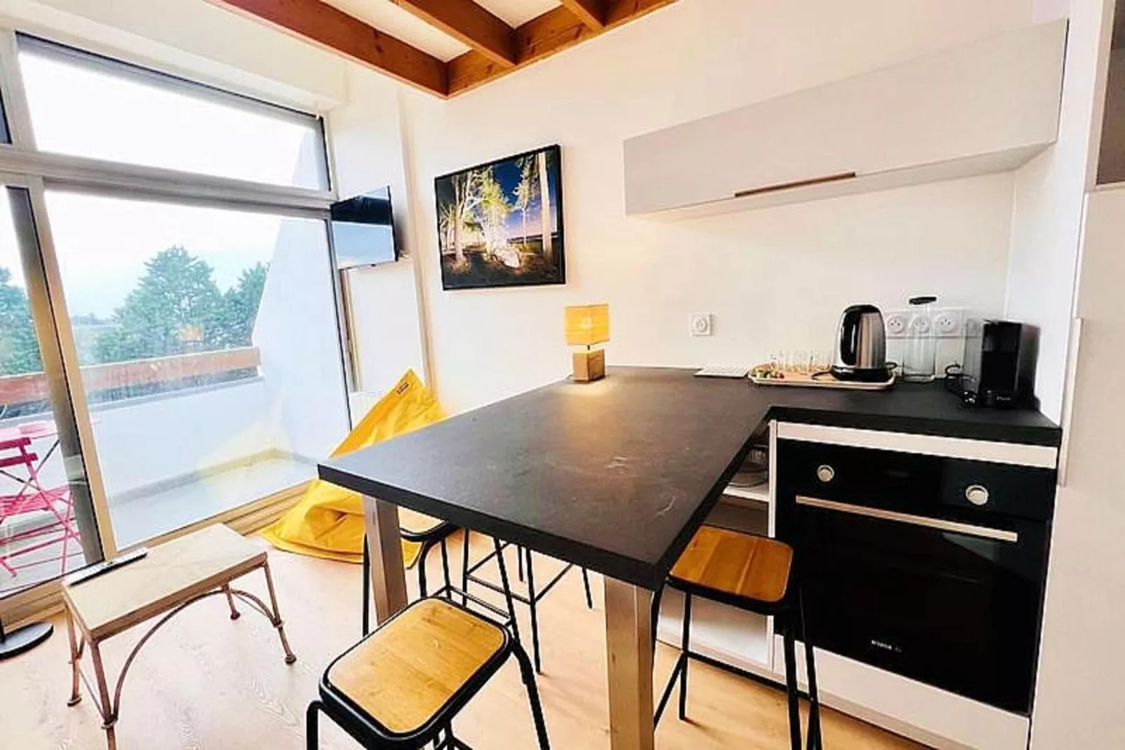 Résidence Piscine Et Plage-Eetkamer