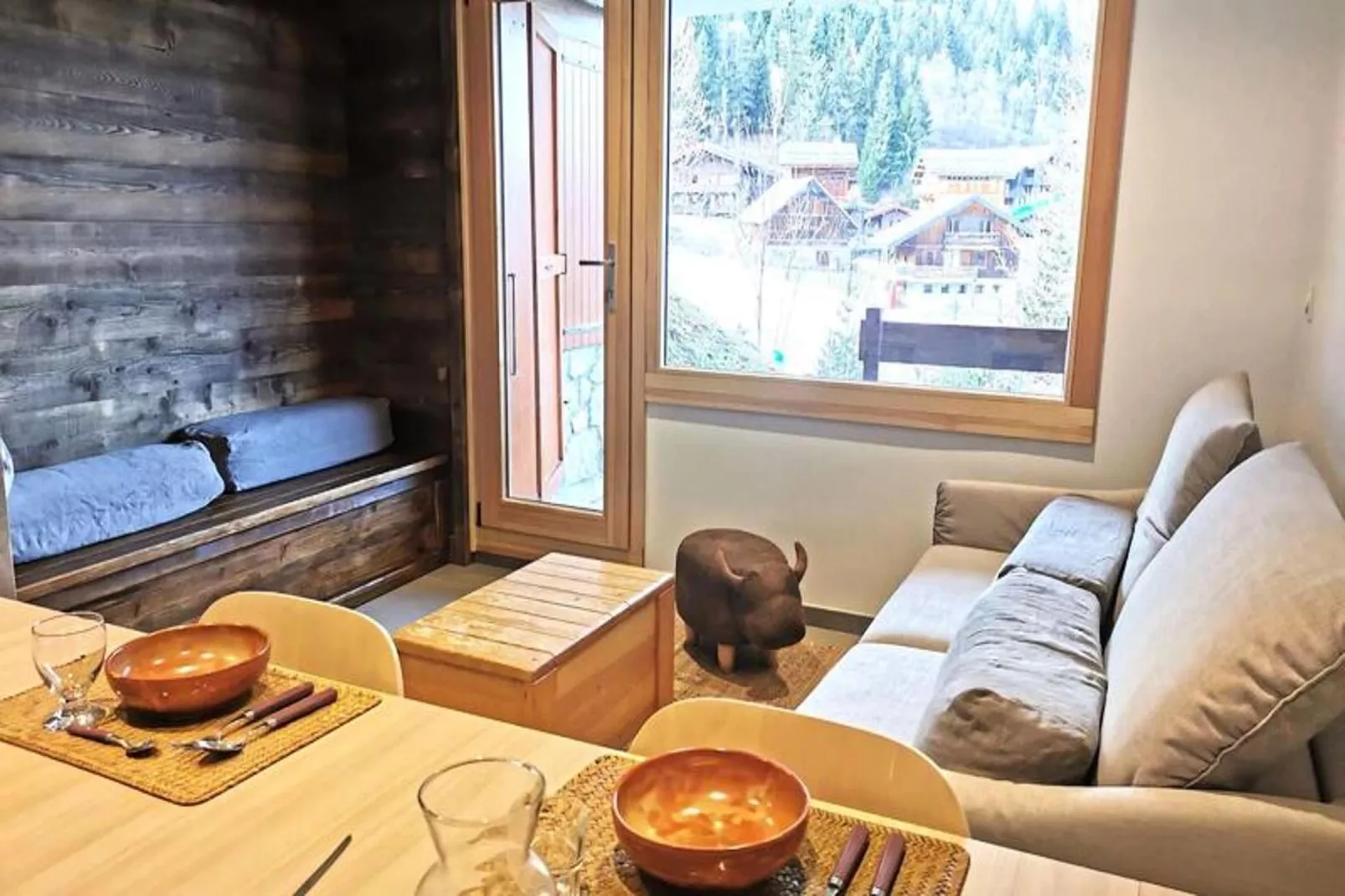 Résidence Cotes-Woonkamer