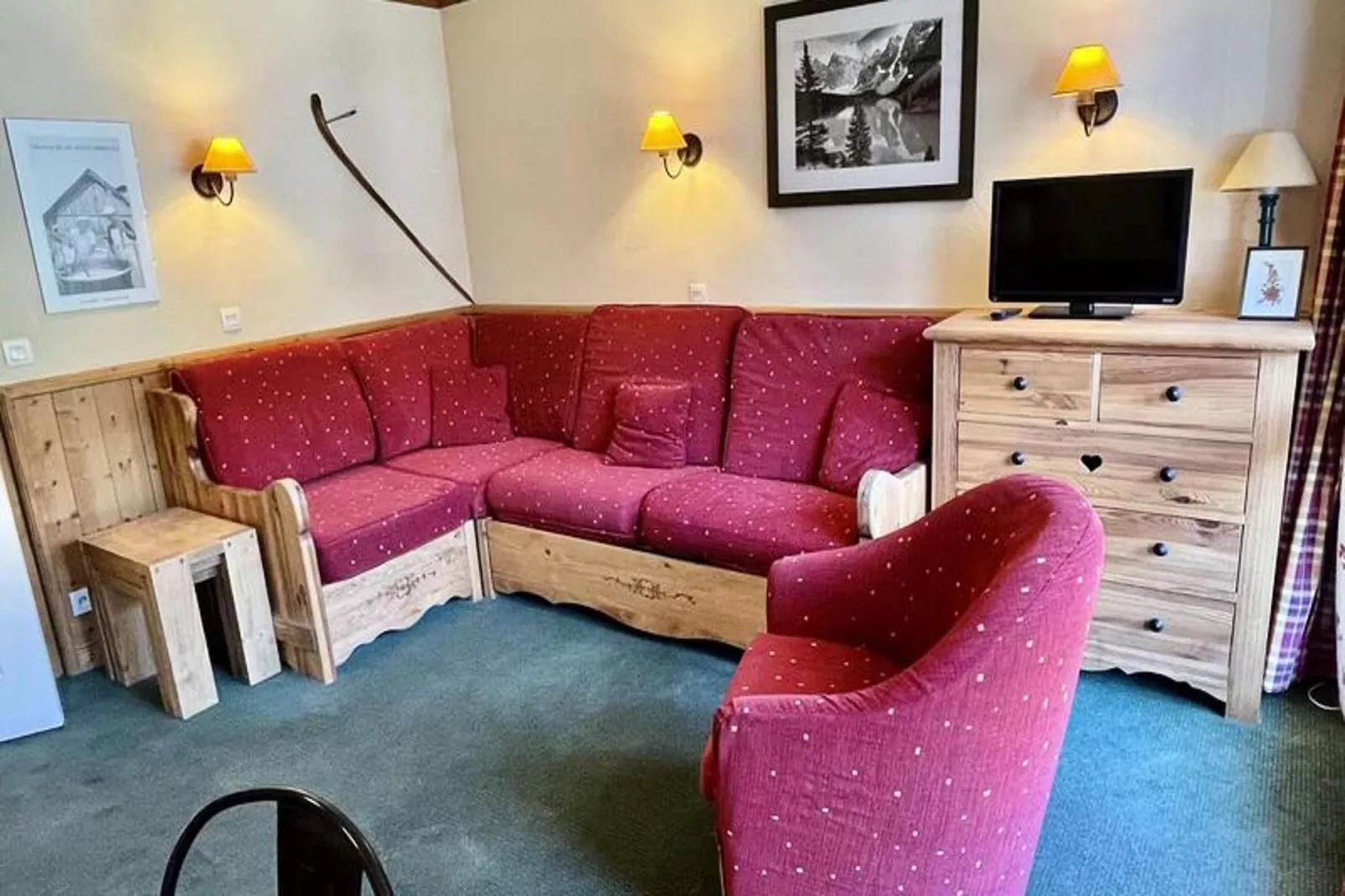 Résidence Valeriane-Woonkamer