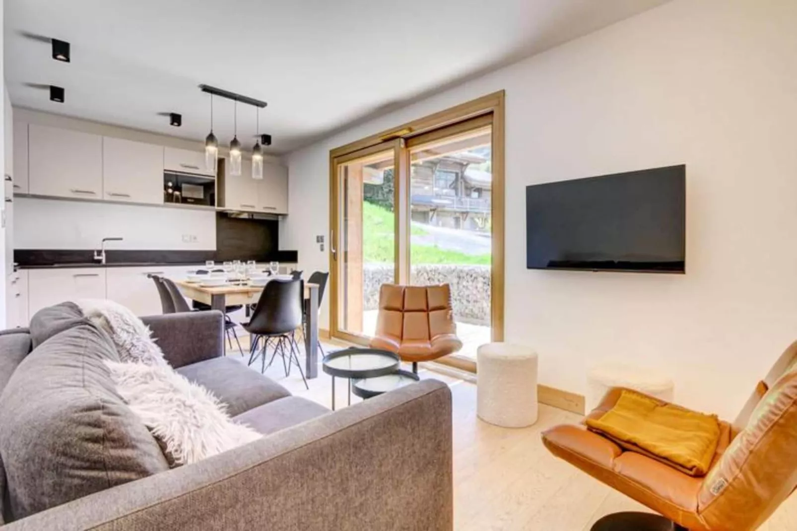 Résidence Frenes Hauts-Woonkamer