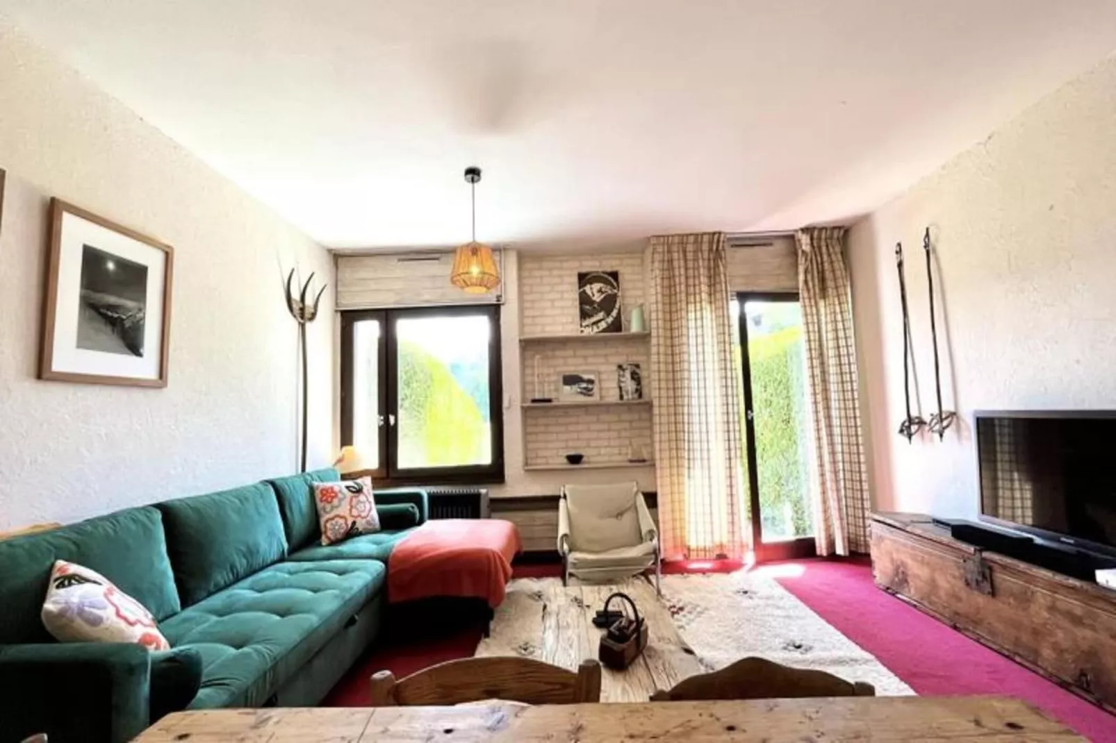 Nid Douillet Au Pied Des Pistes Avec Jardin-Woonkamer