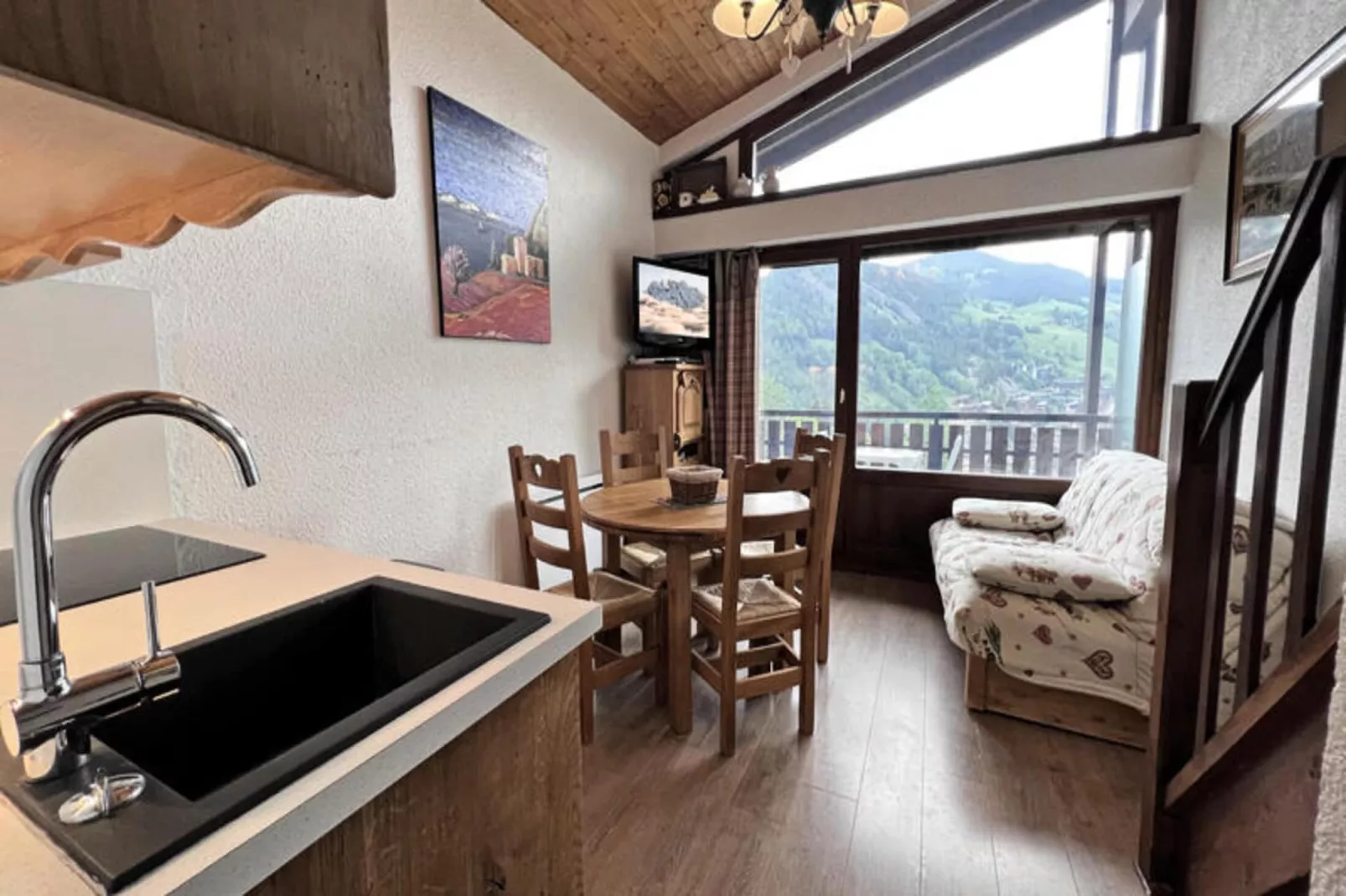 Appartements à La Clusaz-Keuken
