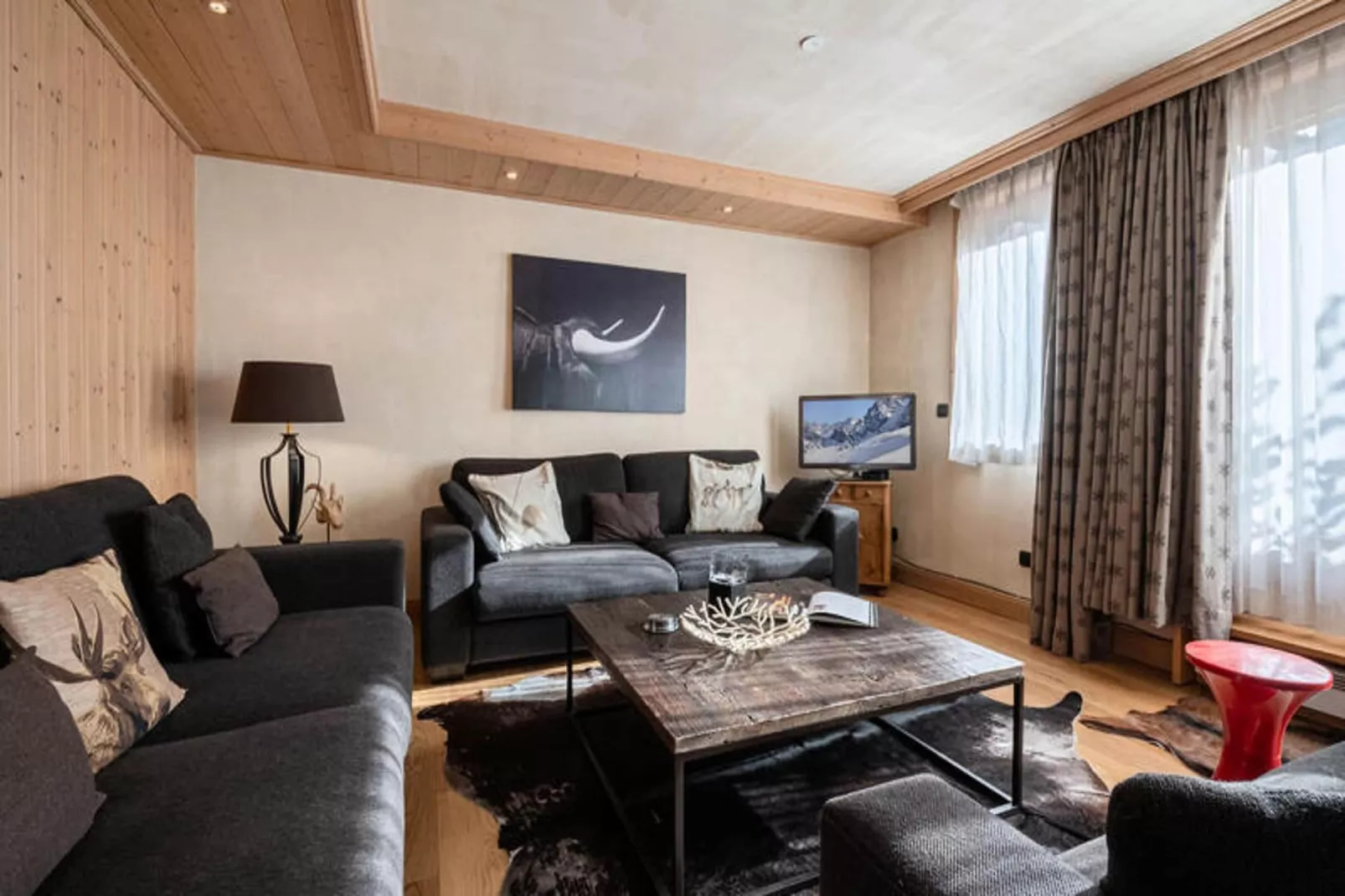 Chalets Du Savoy-Woonkamer