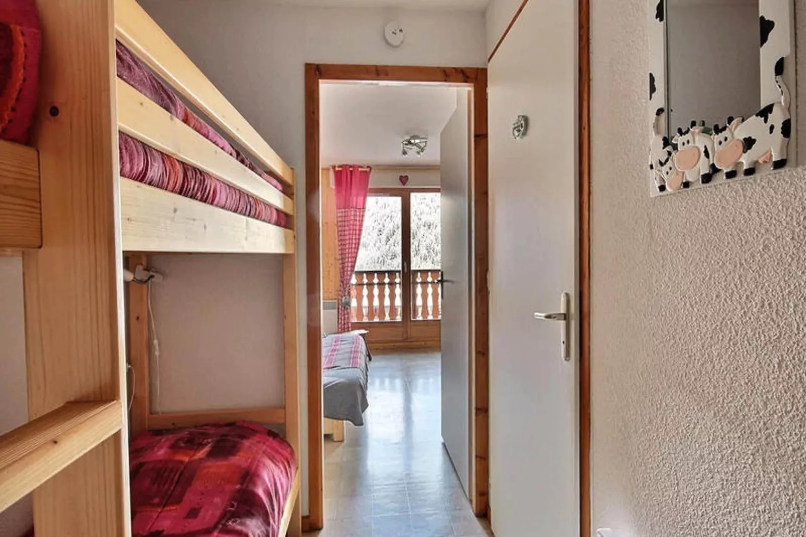 Appartements à Saint Jean d'Aulps-Slaapkamer