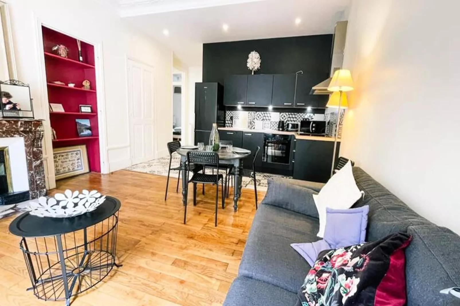 | Le Spacieux De La Gare ♟| Grand T4 Tout &eacute;quip&eacute; |gare De Grenoble-Woonkamer