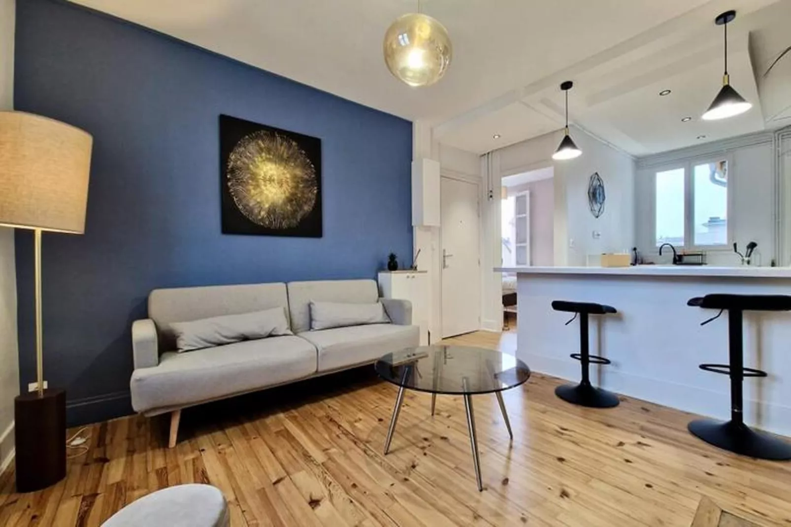 | Le Blue Revol  💡| R&eacute;nov&eacute;, Tout &eacute;quip&eacute;-Woonkamer