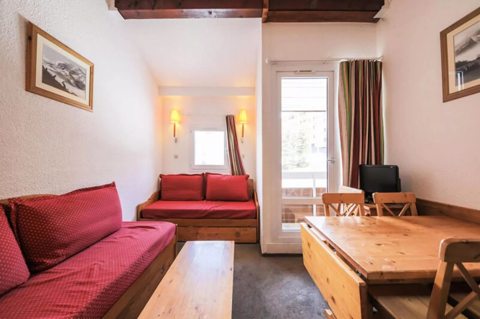 Résidence Les Horizons d'Huez - maeva Home-Woonkamer