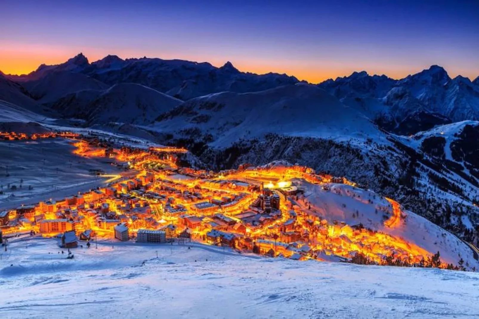 Résidence Kandahar-Gebied winter 5km