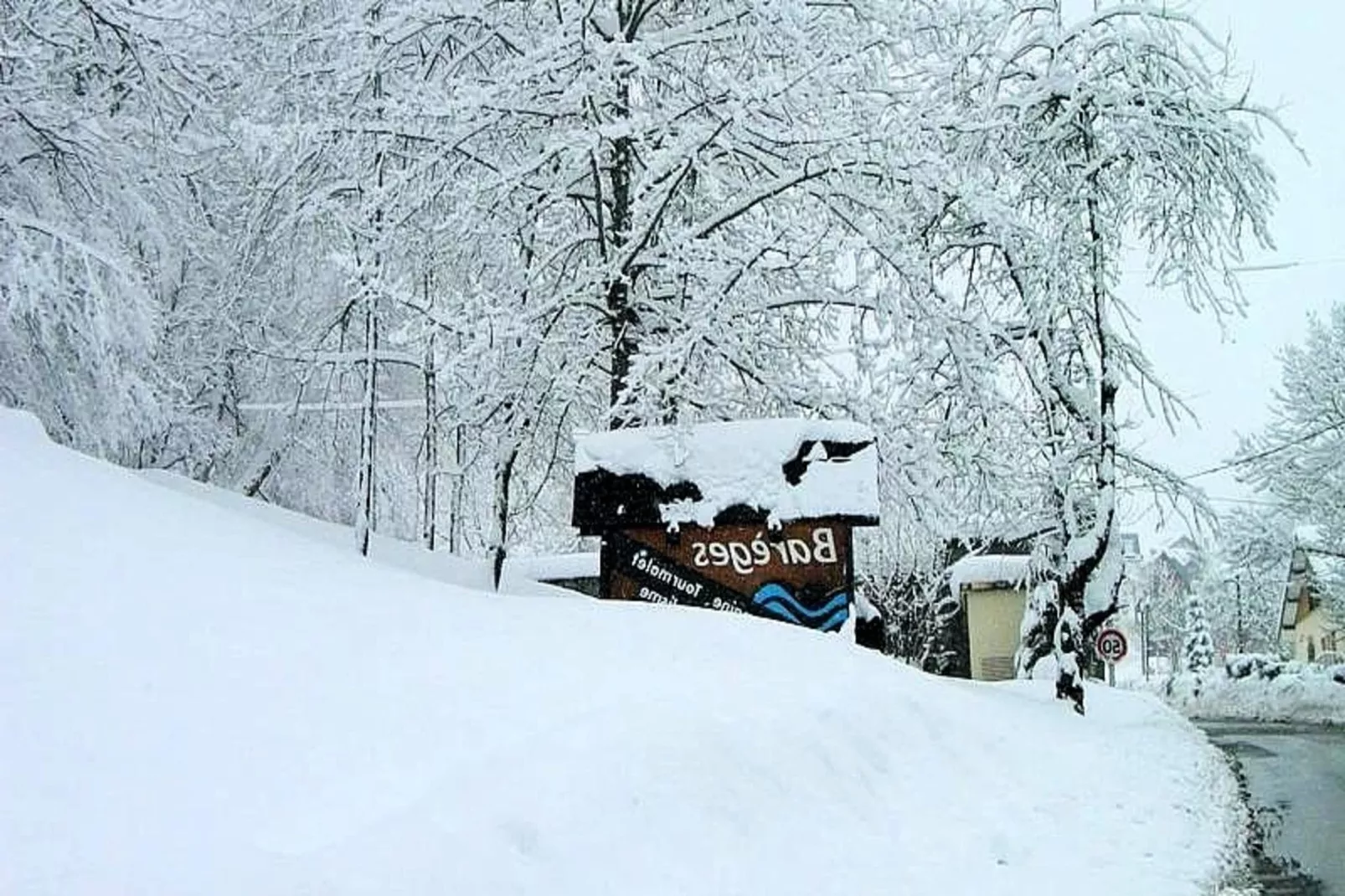 Résidence Artigalas-Uitzicht winter