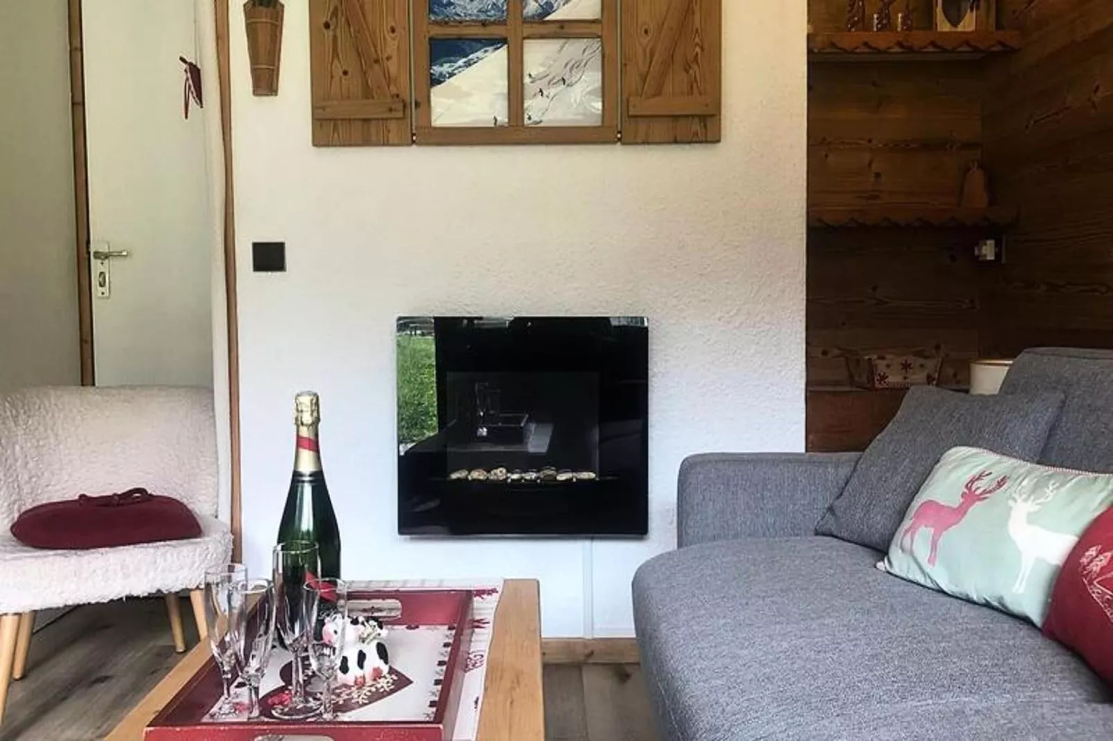 Résidence Prariond-Woonkamer