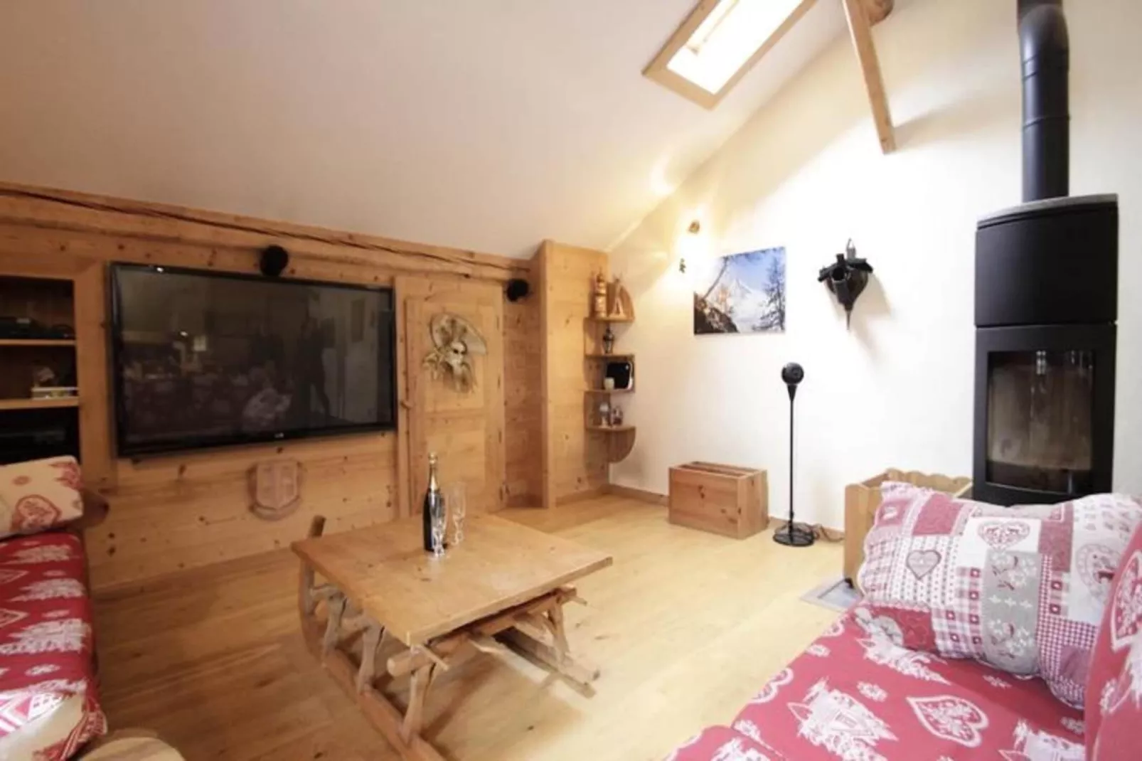 Chalet Le Tilleul - Woonkamer