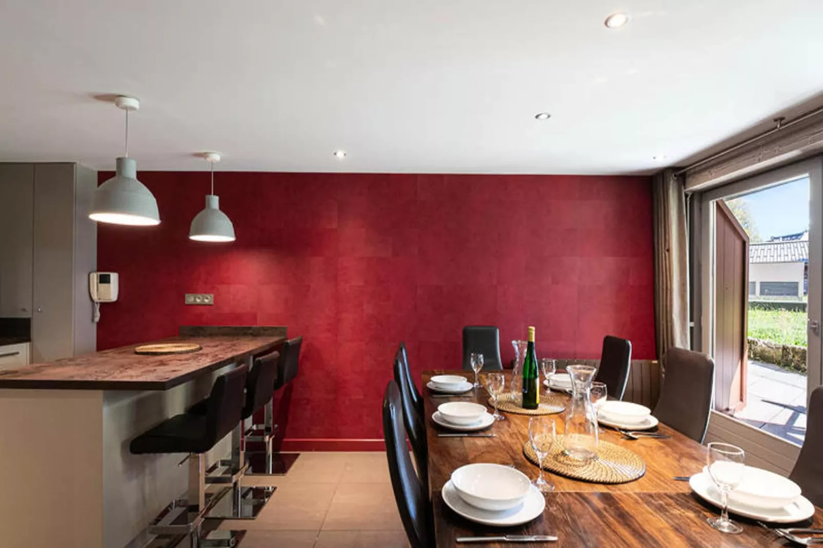 Résidence Espace Montagne-Eetkamer