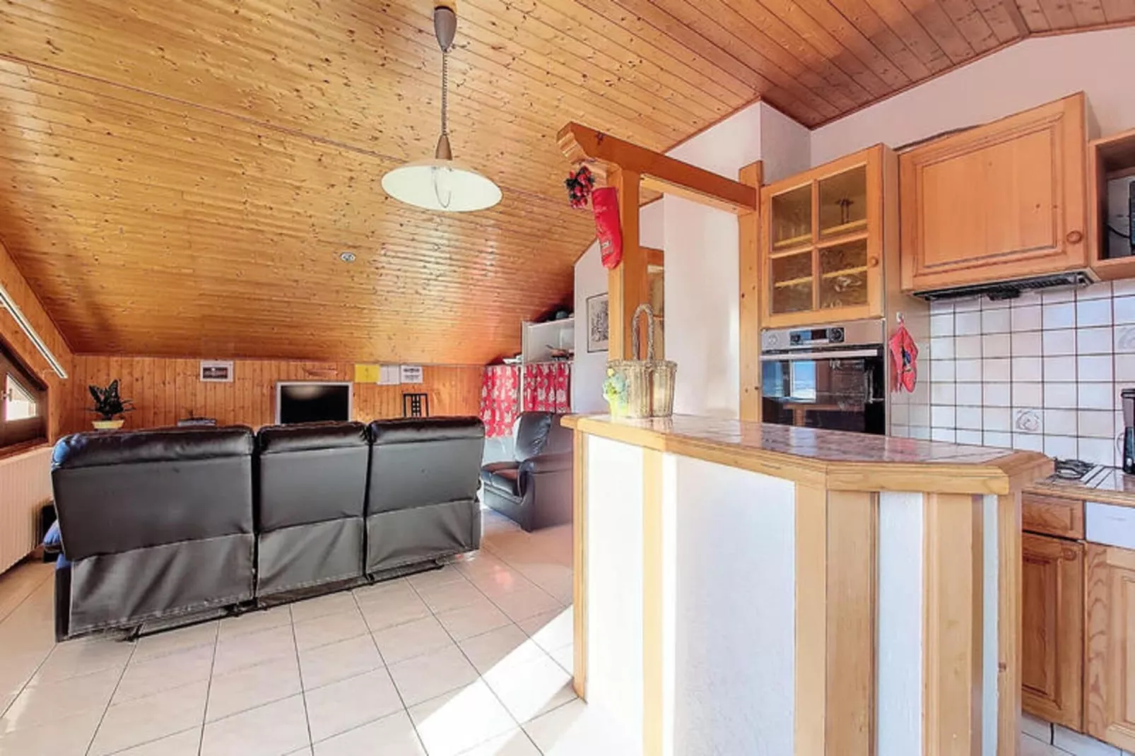 Appartements à Saint Jean d'Aulps-Woonkamer