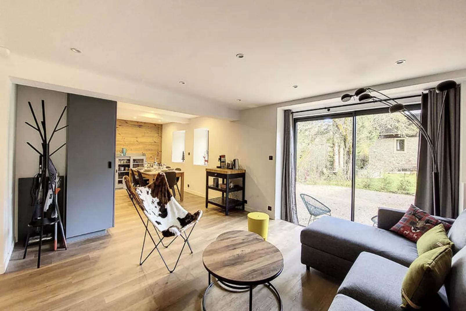 Appartements à Saint Jean d'Aulps-Woonkamer