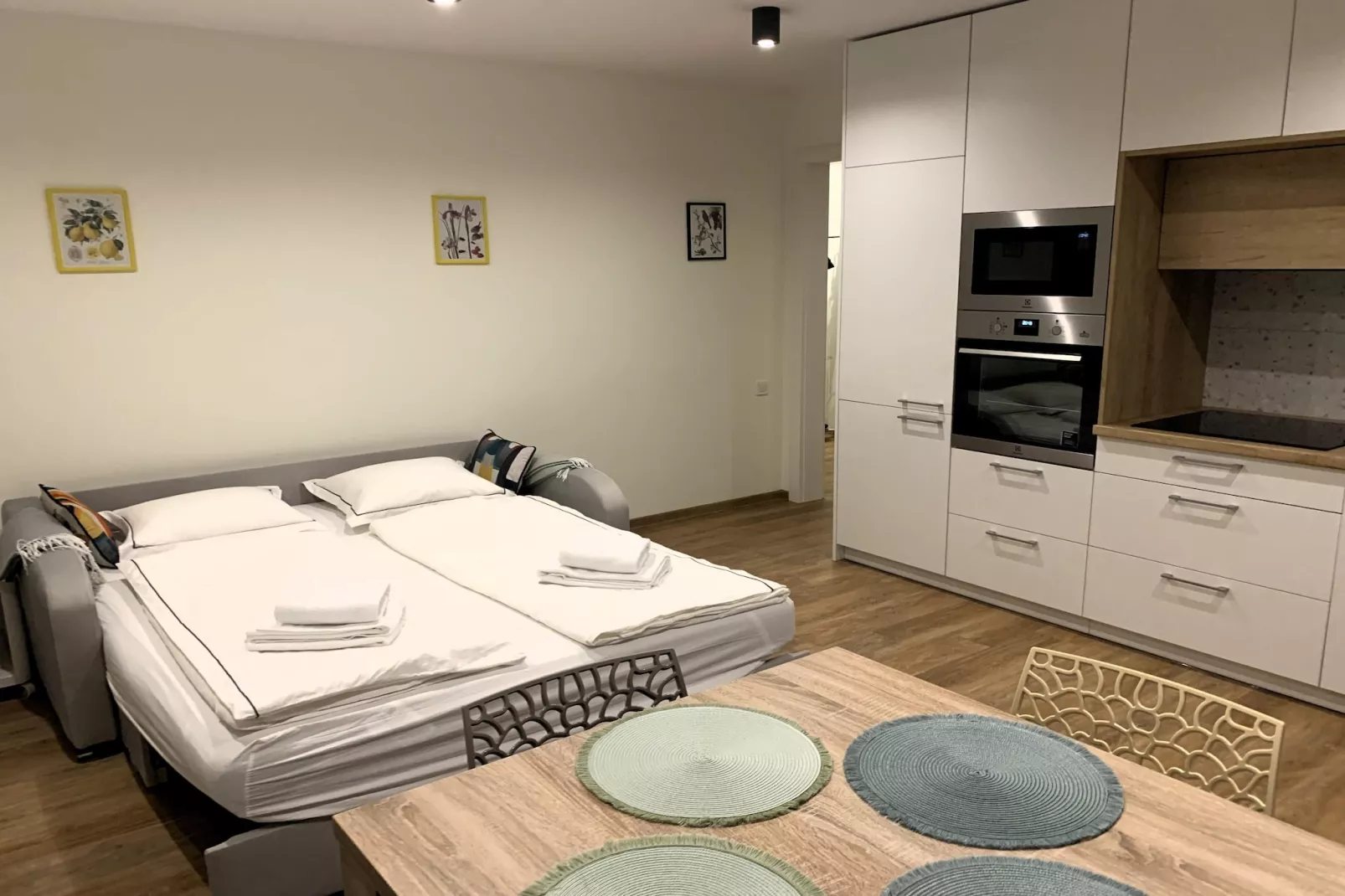 Apartament przy parku z garażem Świnoujście-Slaapkamer
