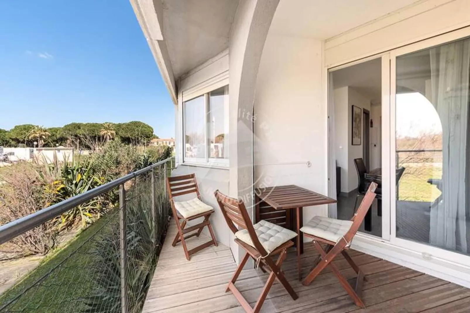 Résidence "le Château Leenhardt"-Terrasbalkon