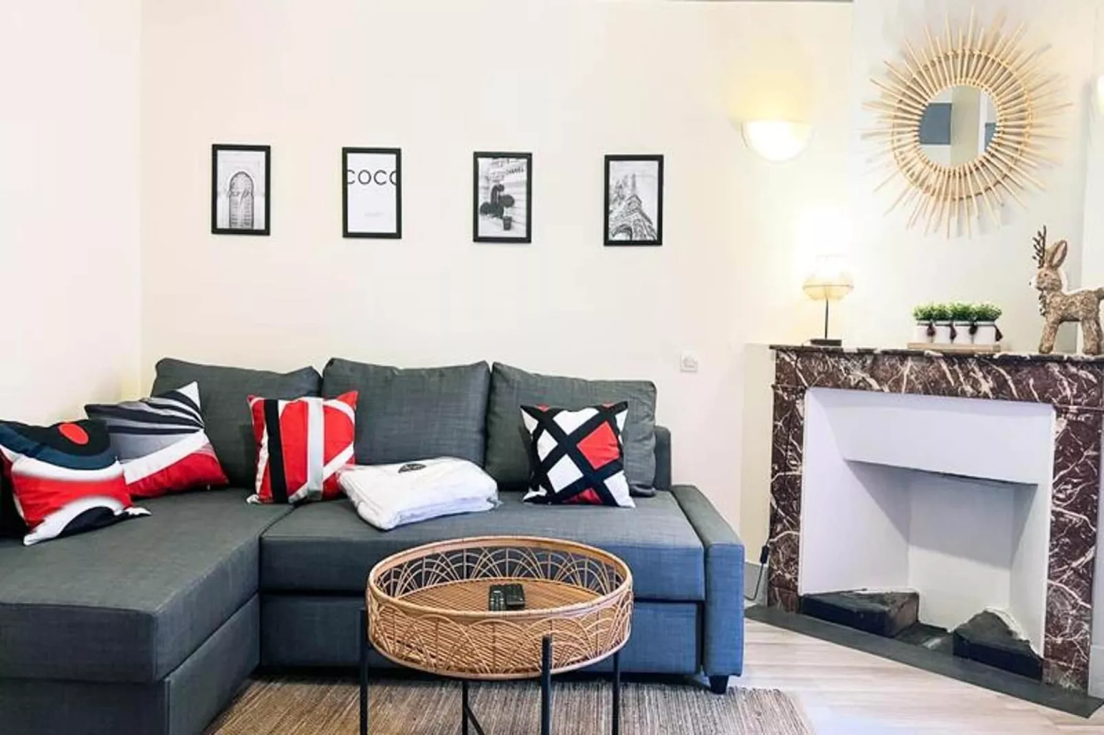 Marx Residence ❤️ | T2 4 Personnes - Wifi|-Woonkamer