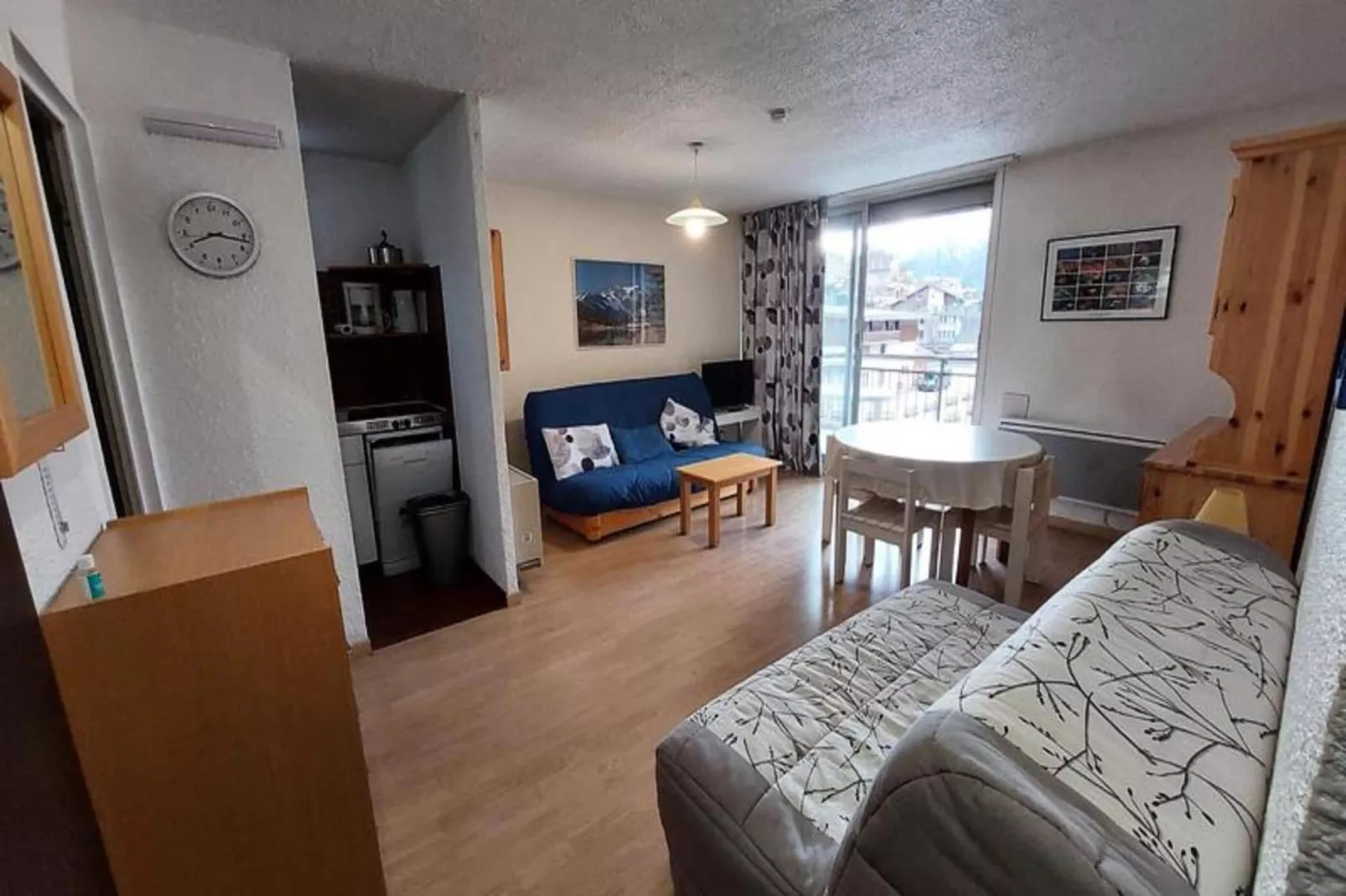 Résidence Vallee Blanche Belledonne-Woonkamer