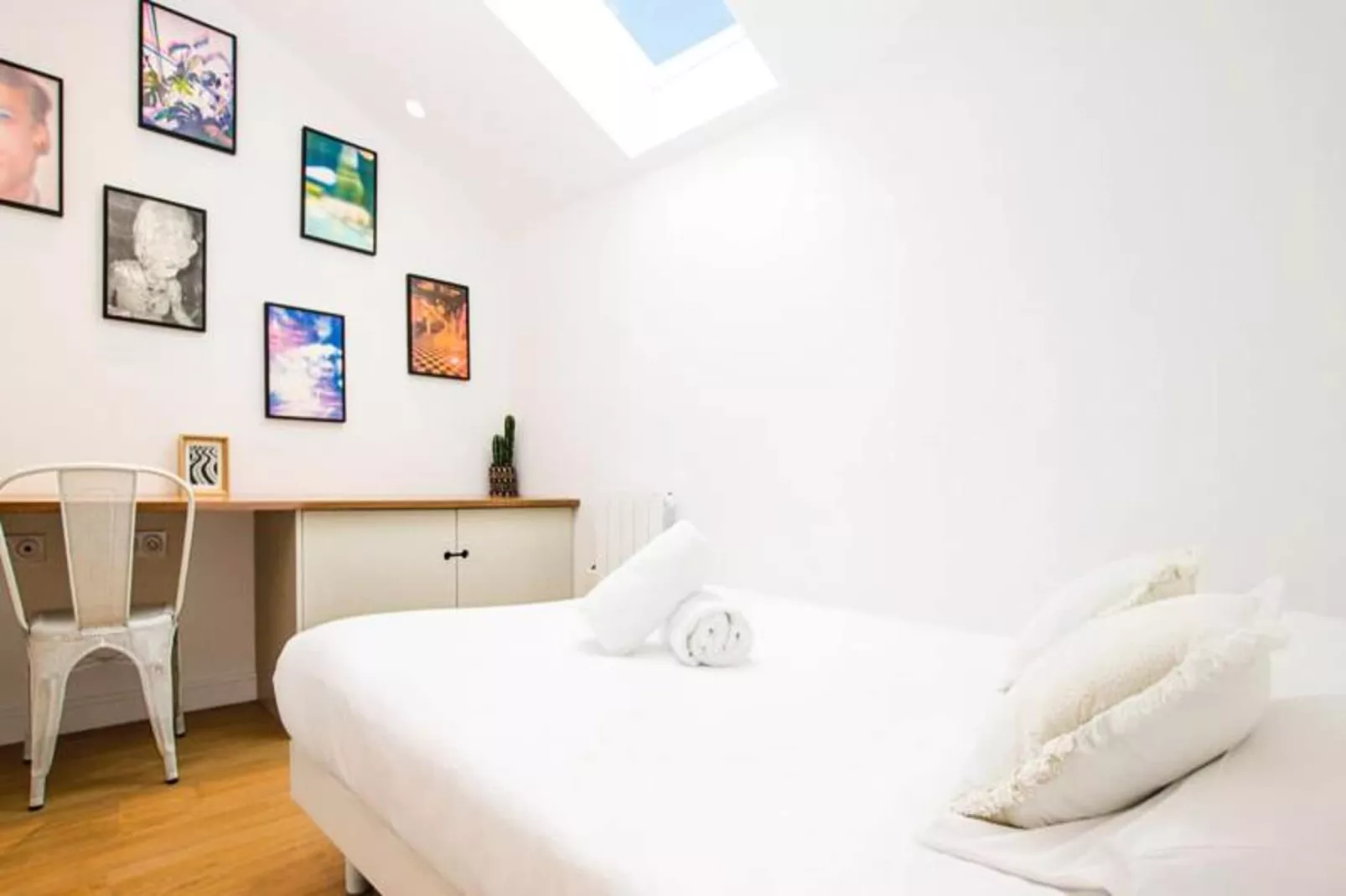 Superbe Maison Au Coeur De La Ville &agrave; Deux Pas De La C&ocirc;te Des Basques-Slaapkamer