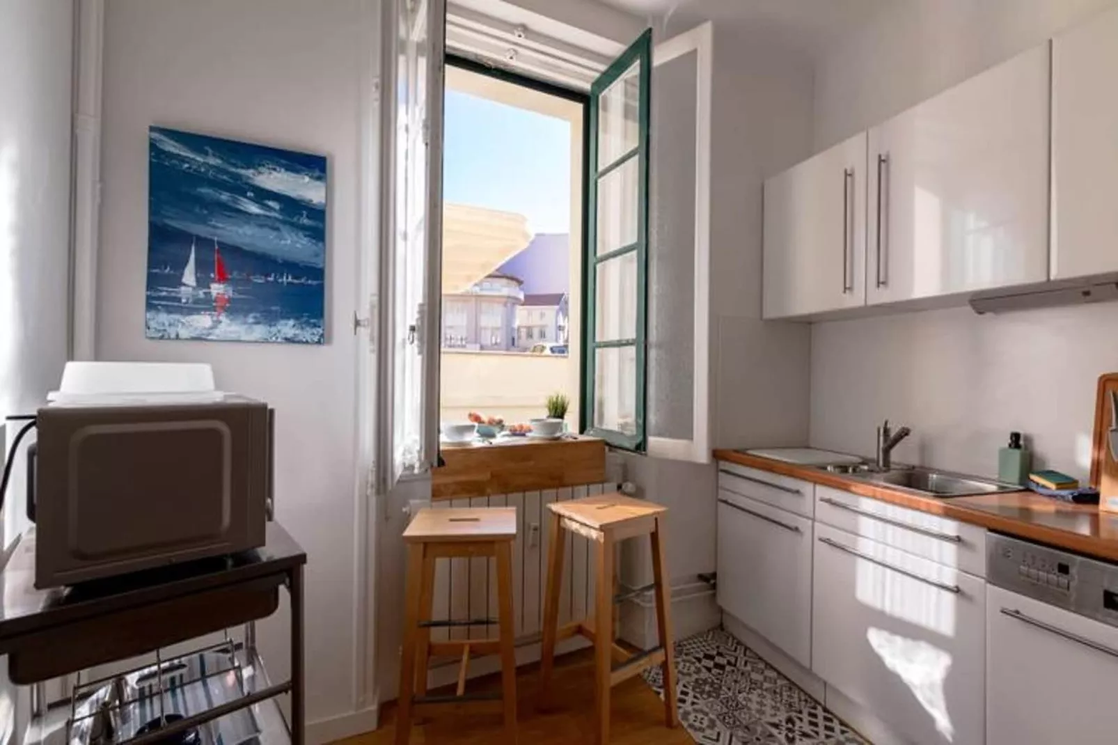 Appartement  Spacieux En Plein Centre-ville-Keuken