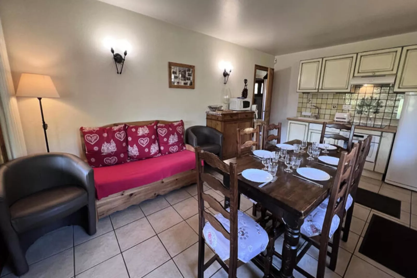 Chalets à La Clusaz-Woonkamer