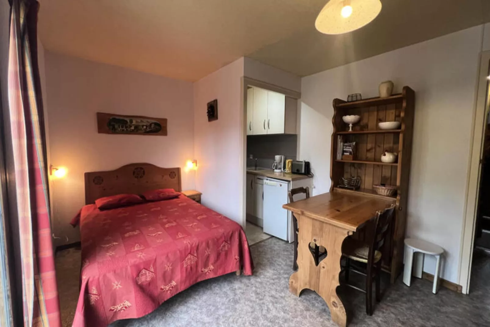 Studio à La Clusaz-Slaapkamer