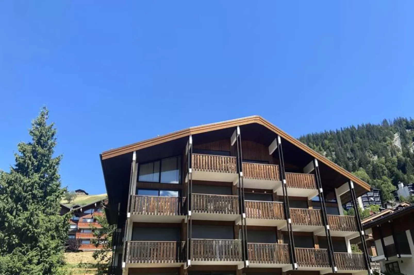 Résidence Granges B-Buitenkant zomer