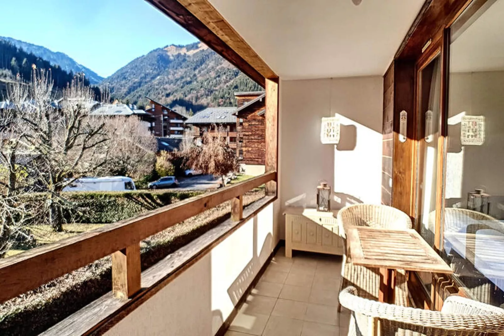 Appartements à Saint Jean d'Aulps-Terrasbalkon