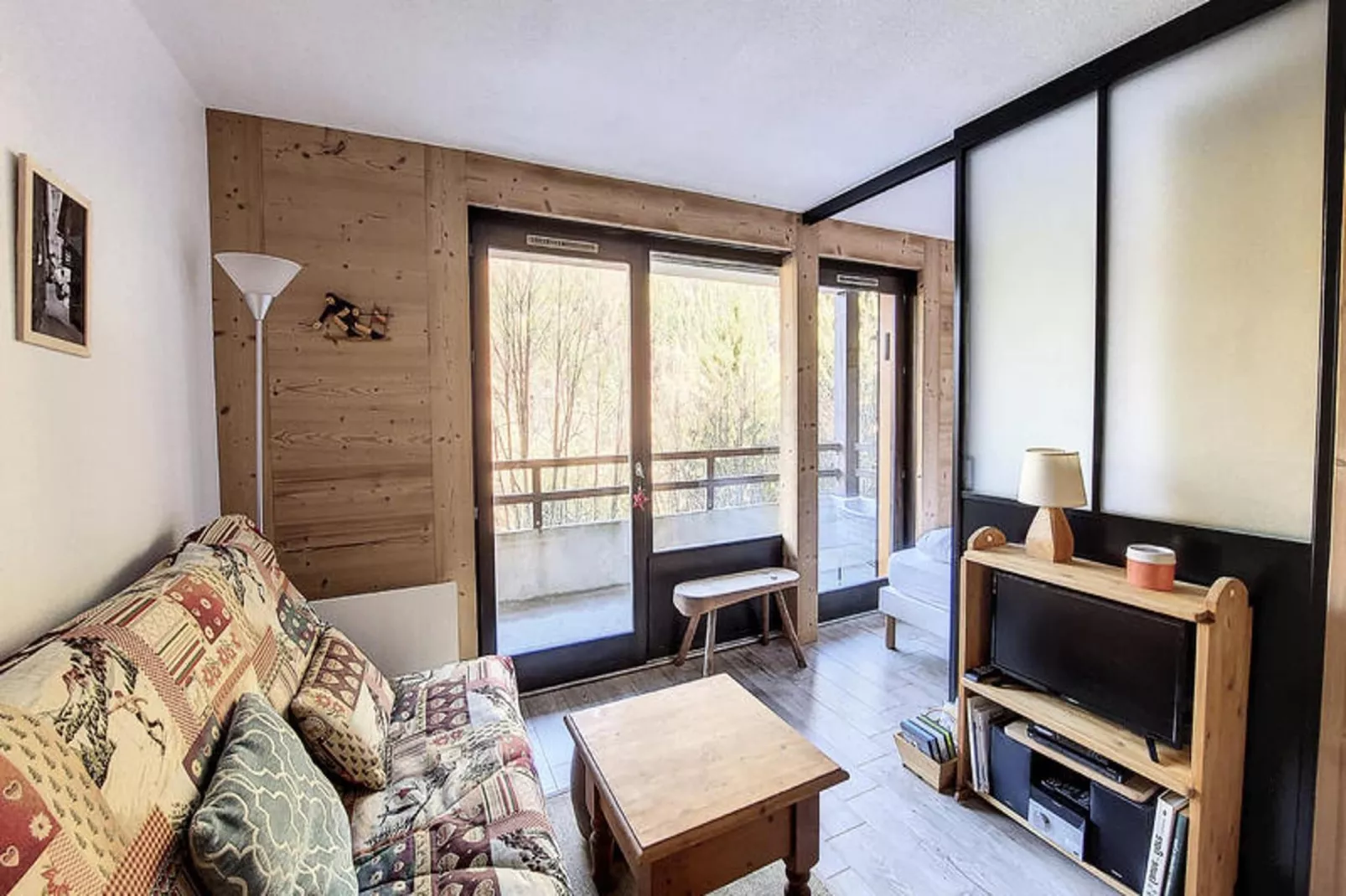 Appartements à Saint Jean d'Aulps-Woonkamer