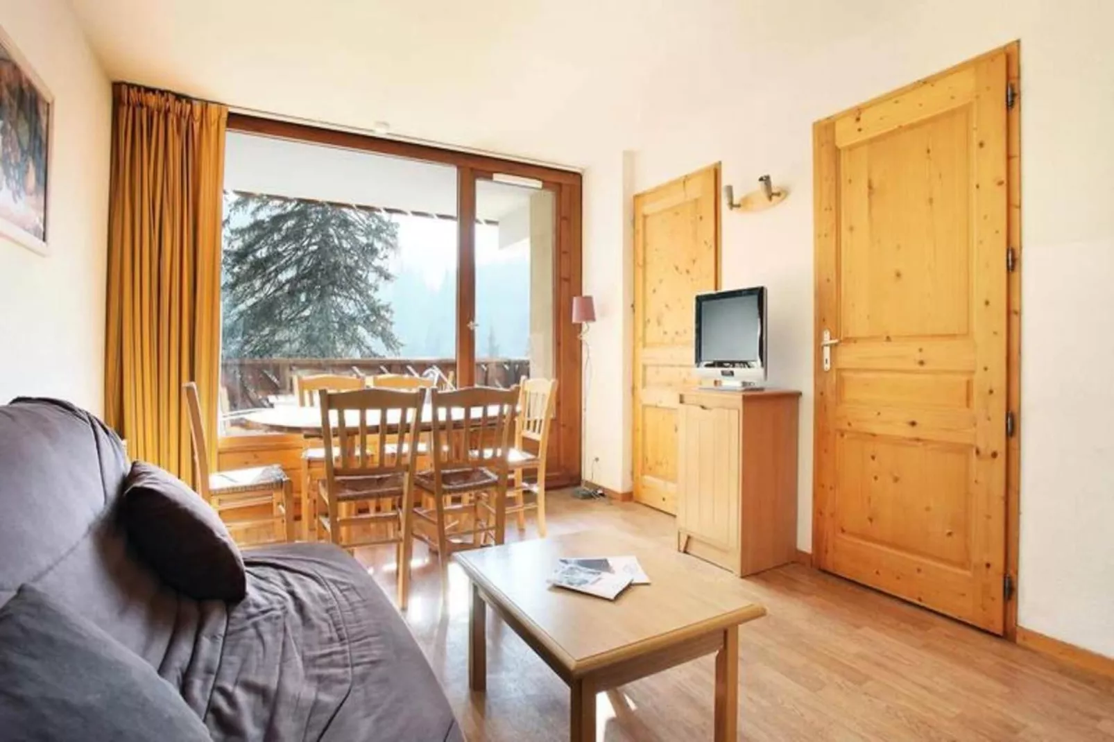 Résidence Odalys Le Buet**-Woonkamer