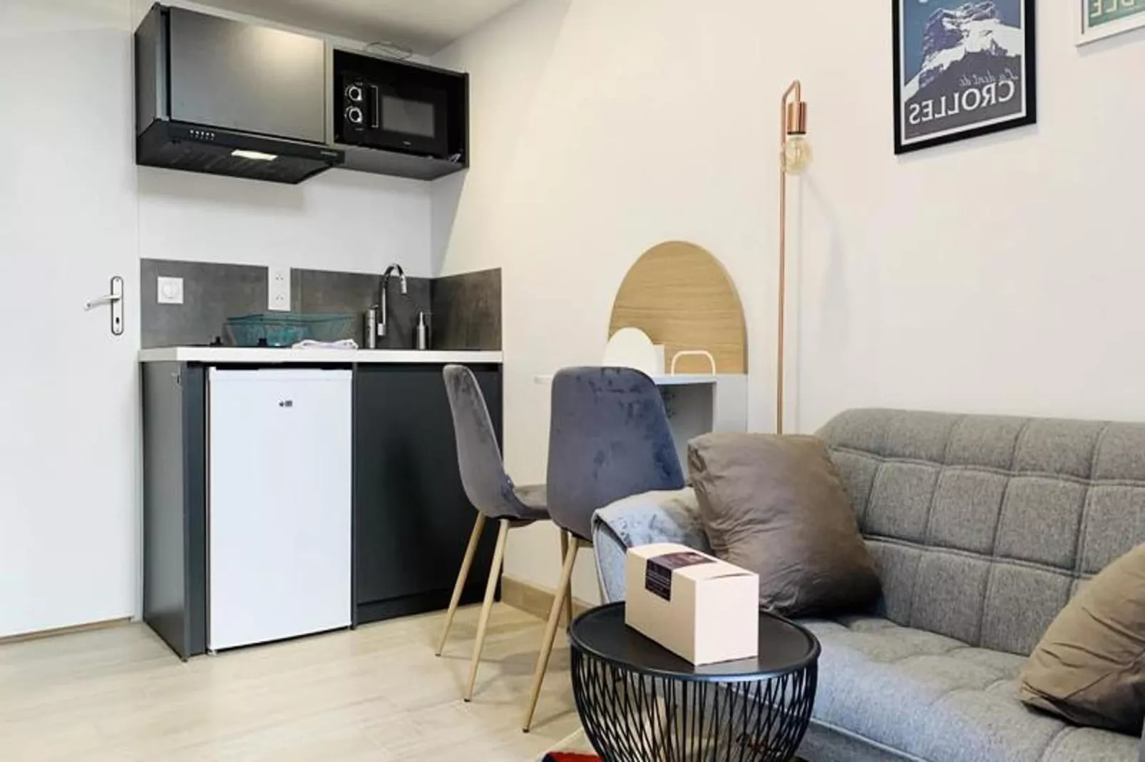 Le Nid Douillet - Studio 🌙-Woonkamer