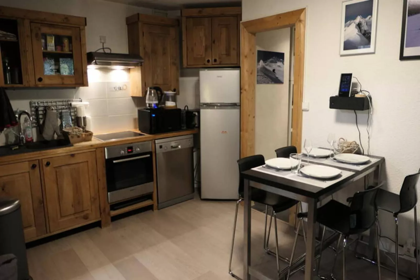 Les Chalet Du Soleil-Keuken