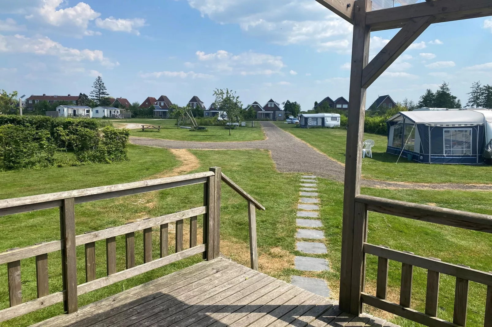 Chalet Eke-Uitzicht zomer