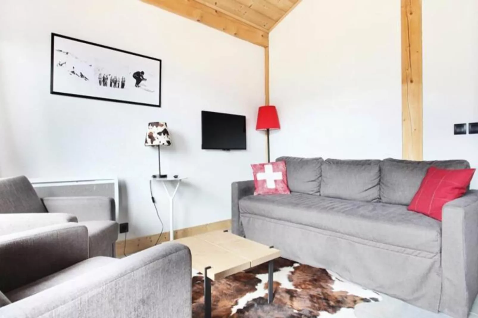 Résidence Prestige Odalys Les Fermes de Châtel-Woonkamer