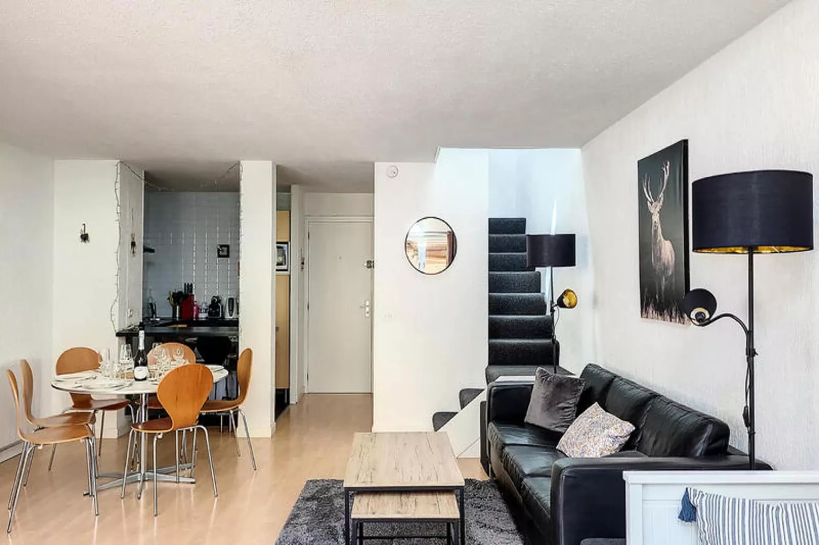 Appartements à Saint Jean d'Aulps-Woonkamer