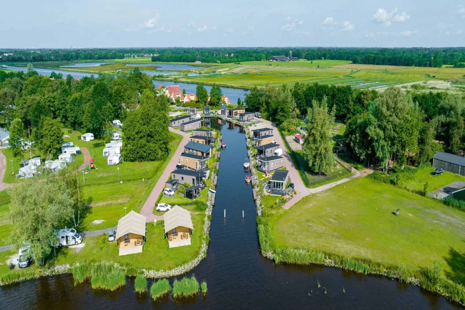 Vakantiepark Bergumermeer 7-Gebieden zomer 1km