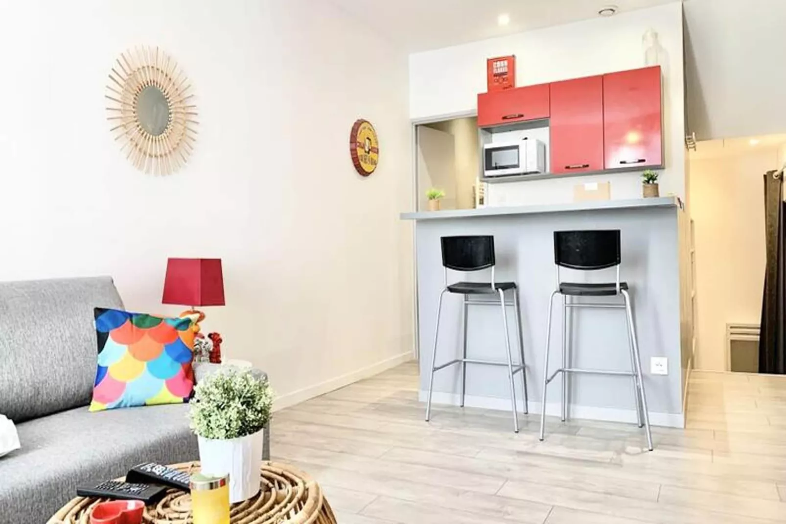 | Petit Paris 💋 | Studio Calme Tout &eacute;quip&eacute;-Keuken