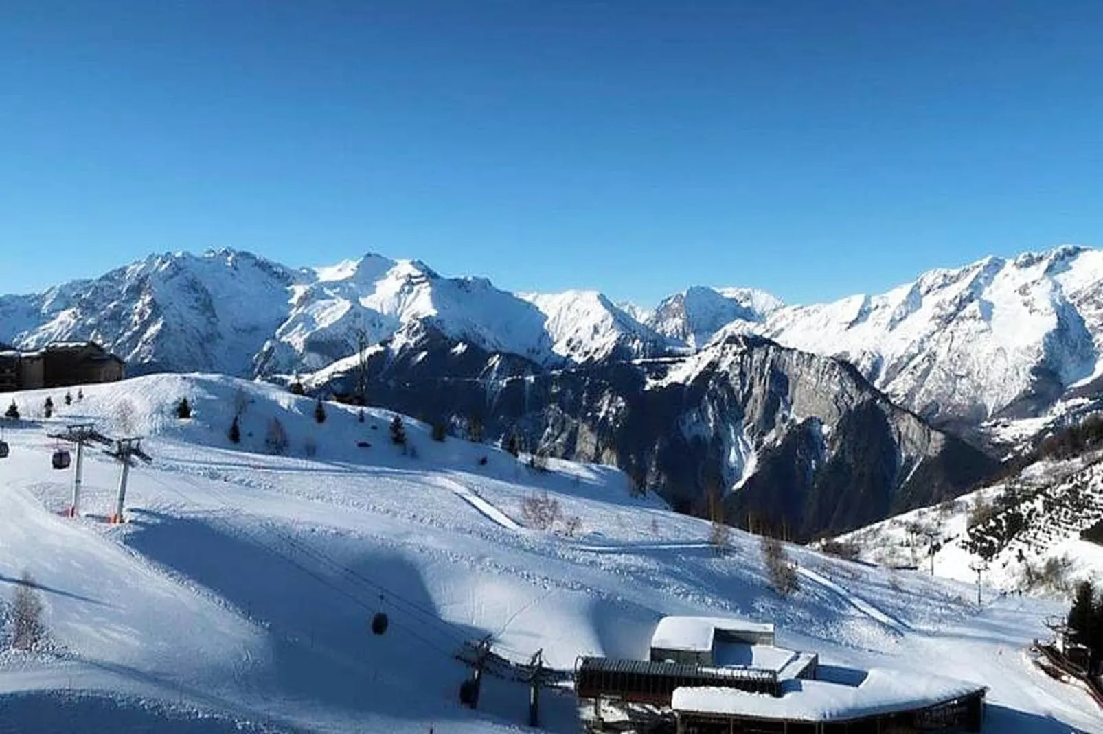 Résidence Ours Blanc P&v-Uitzicht winter