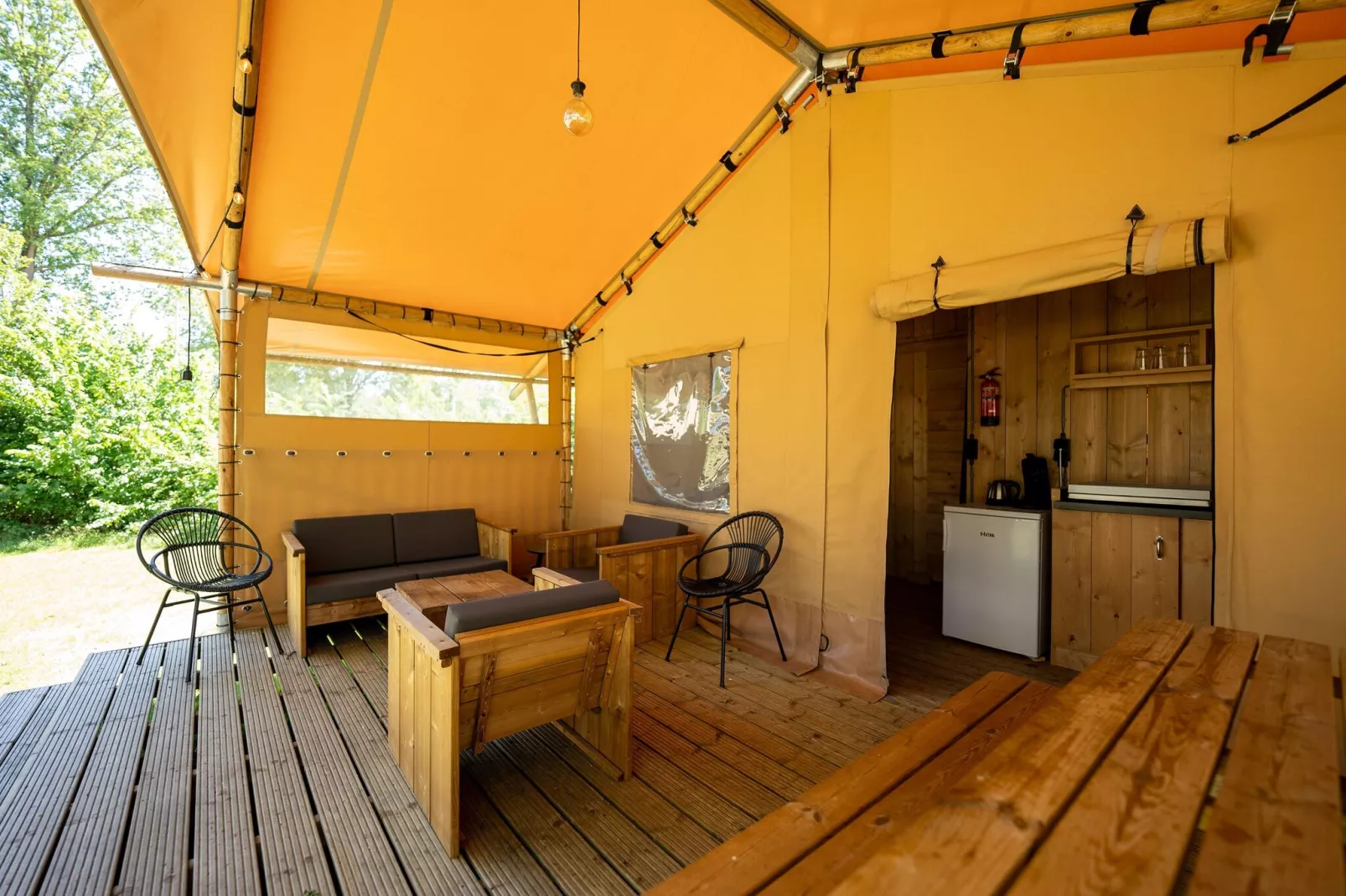 Vakantiepark Hunzedal 16-Terrasbalkon