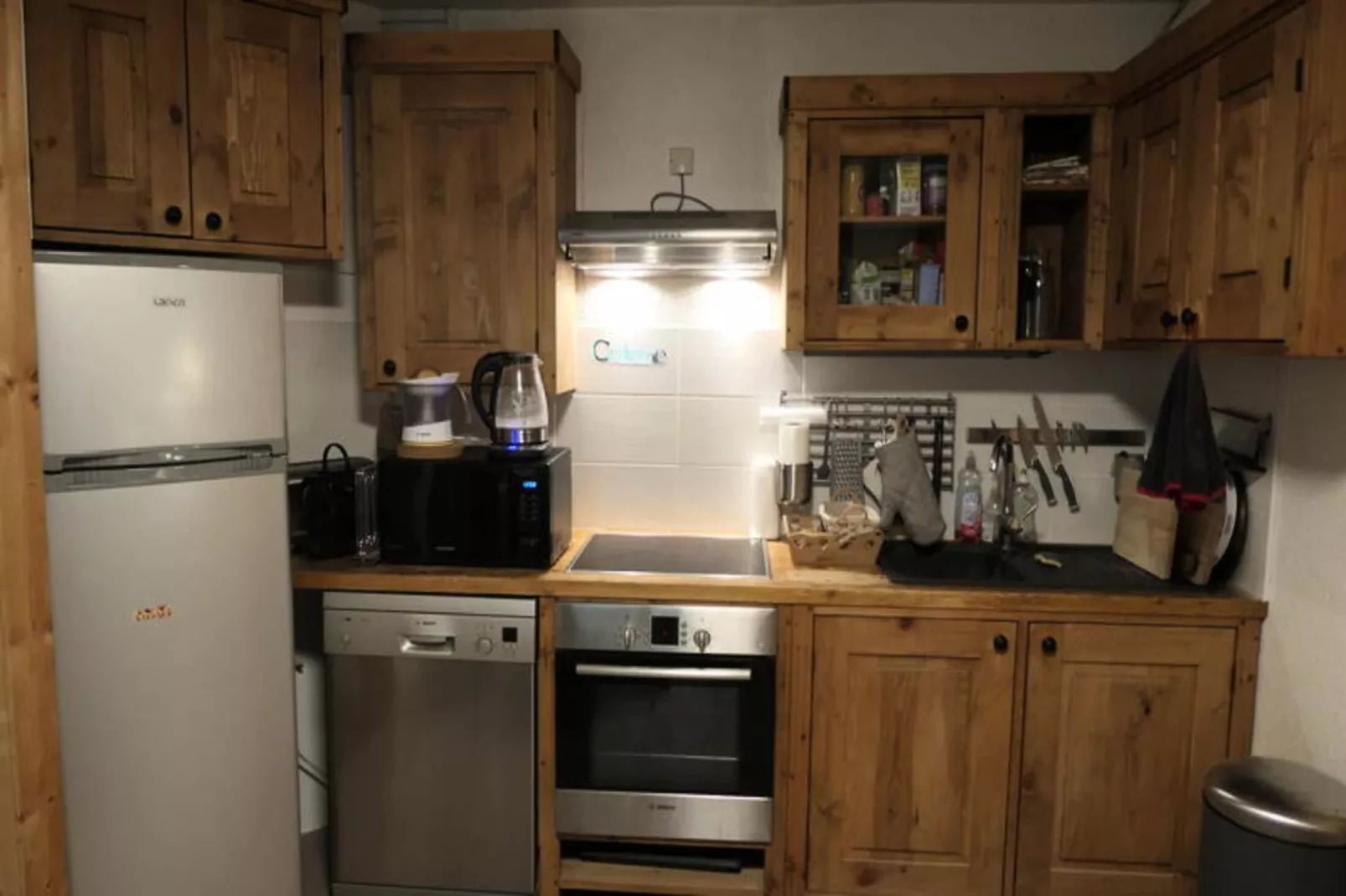 Les Chalet Du Soleil-Keuken